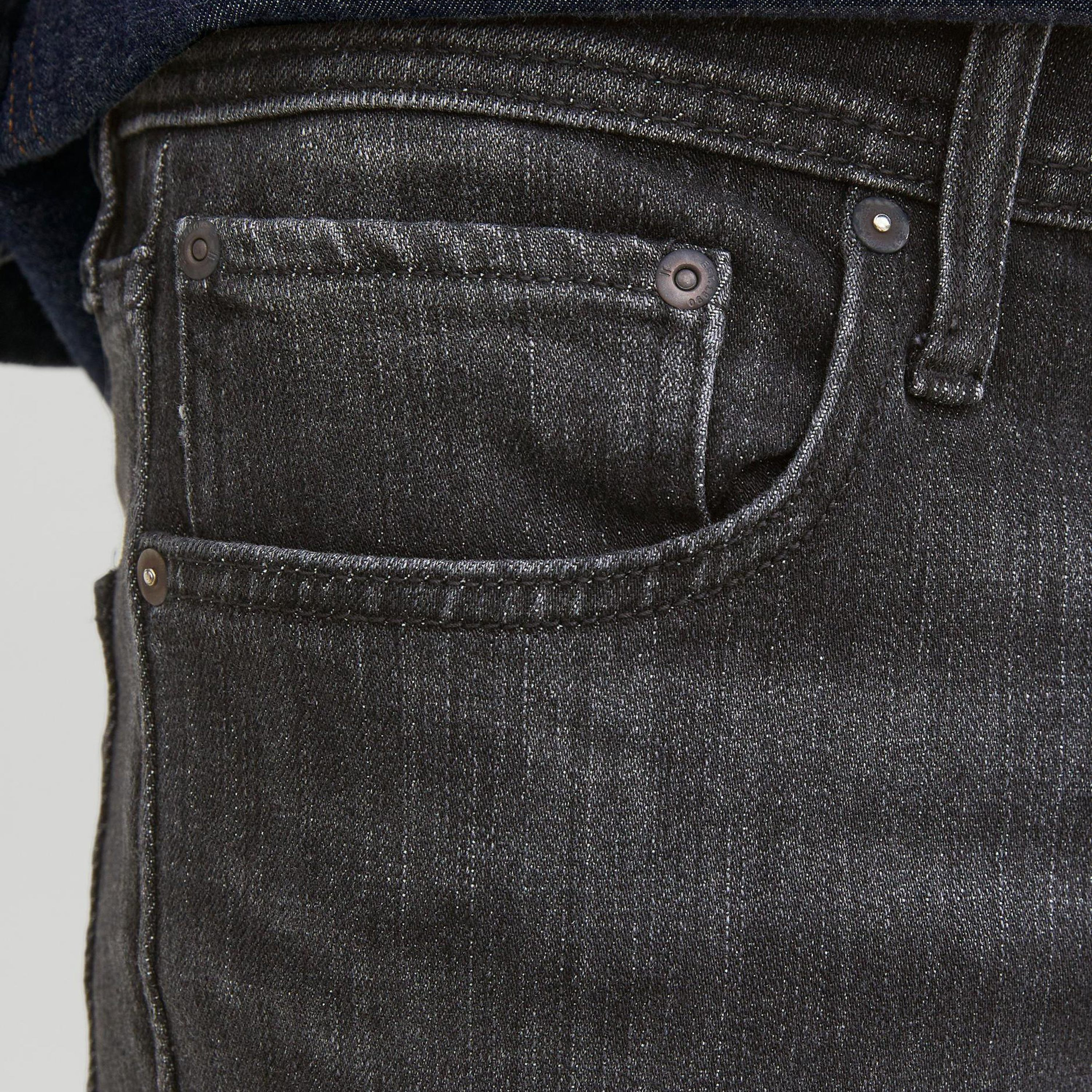  بنطال جينز مزين بجيب من جاك آند جونز بخصر متوسط الارتفاع مع مدبب-men-clothing-bottoms-jeans-image-3