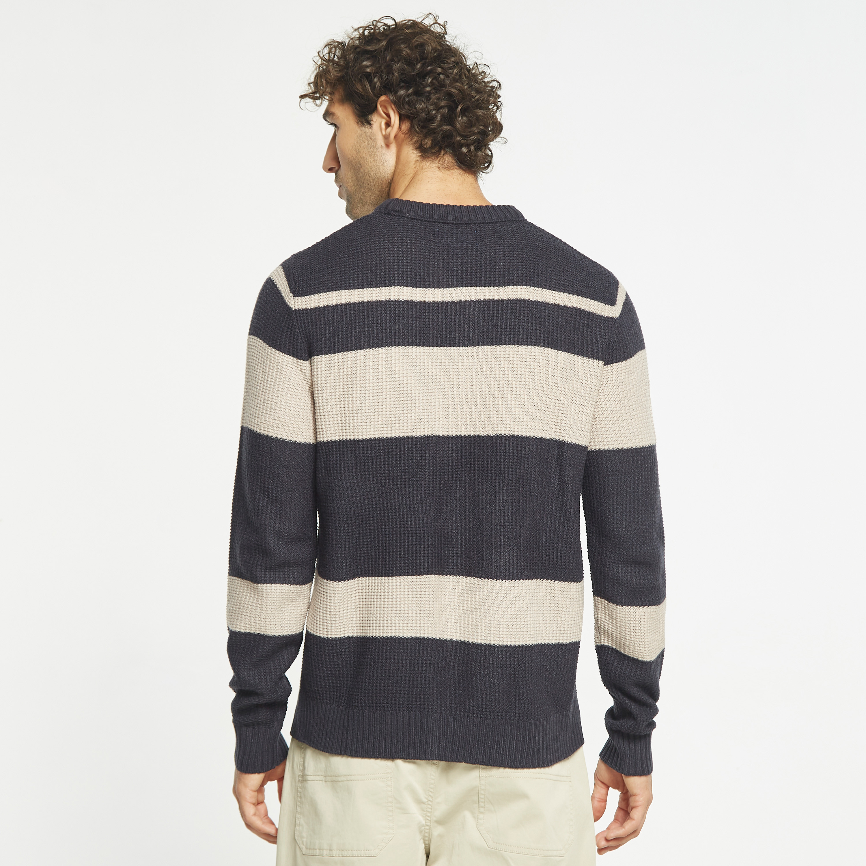 Jack & Jones Colour Block Crew Neck Pullover-men-clothing-sweatersandpullovers-image-3