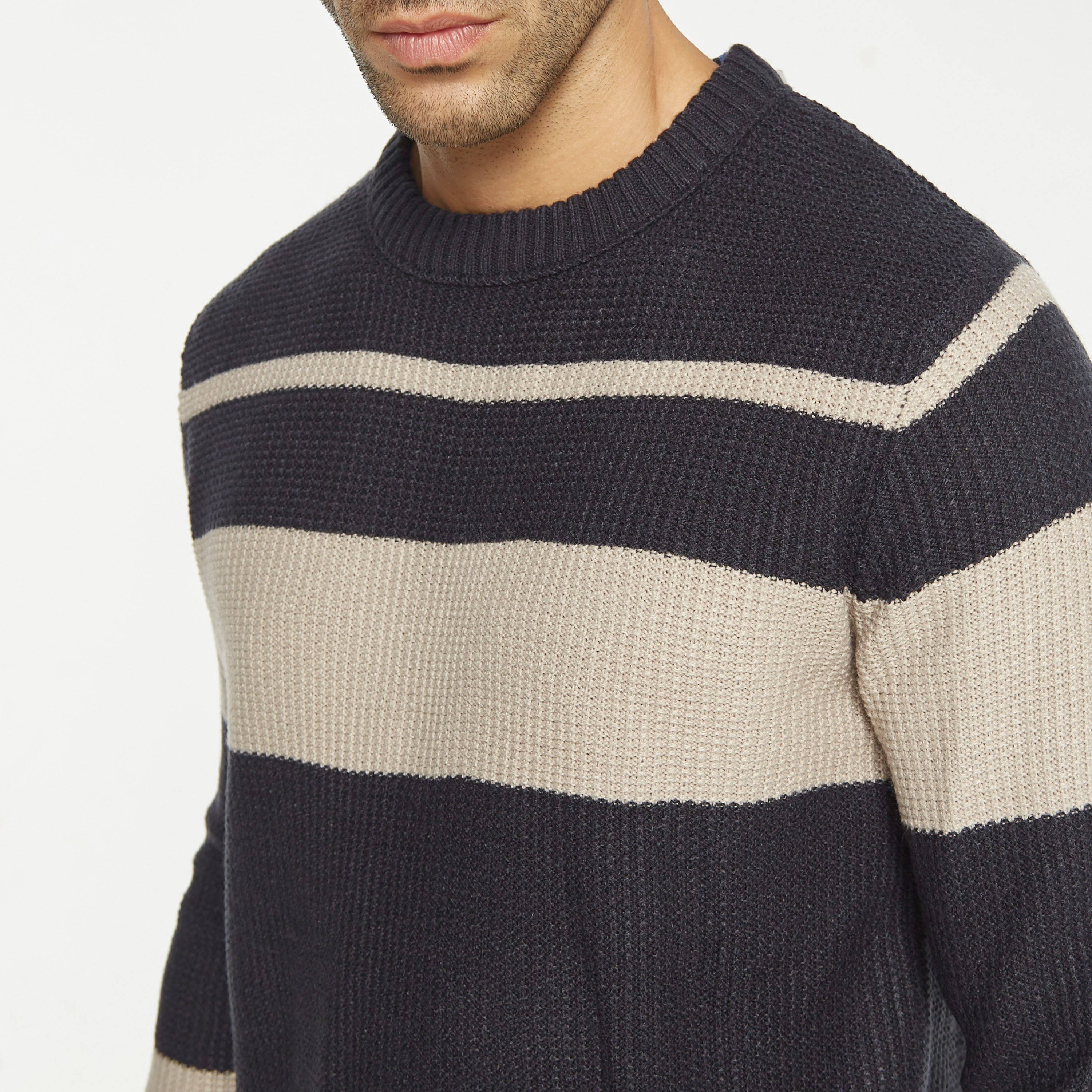 Jack & Jones Colour Block Crew Neck Pullover-men-clothing-sweatersandpullovers-image-4
