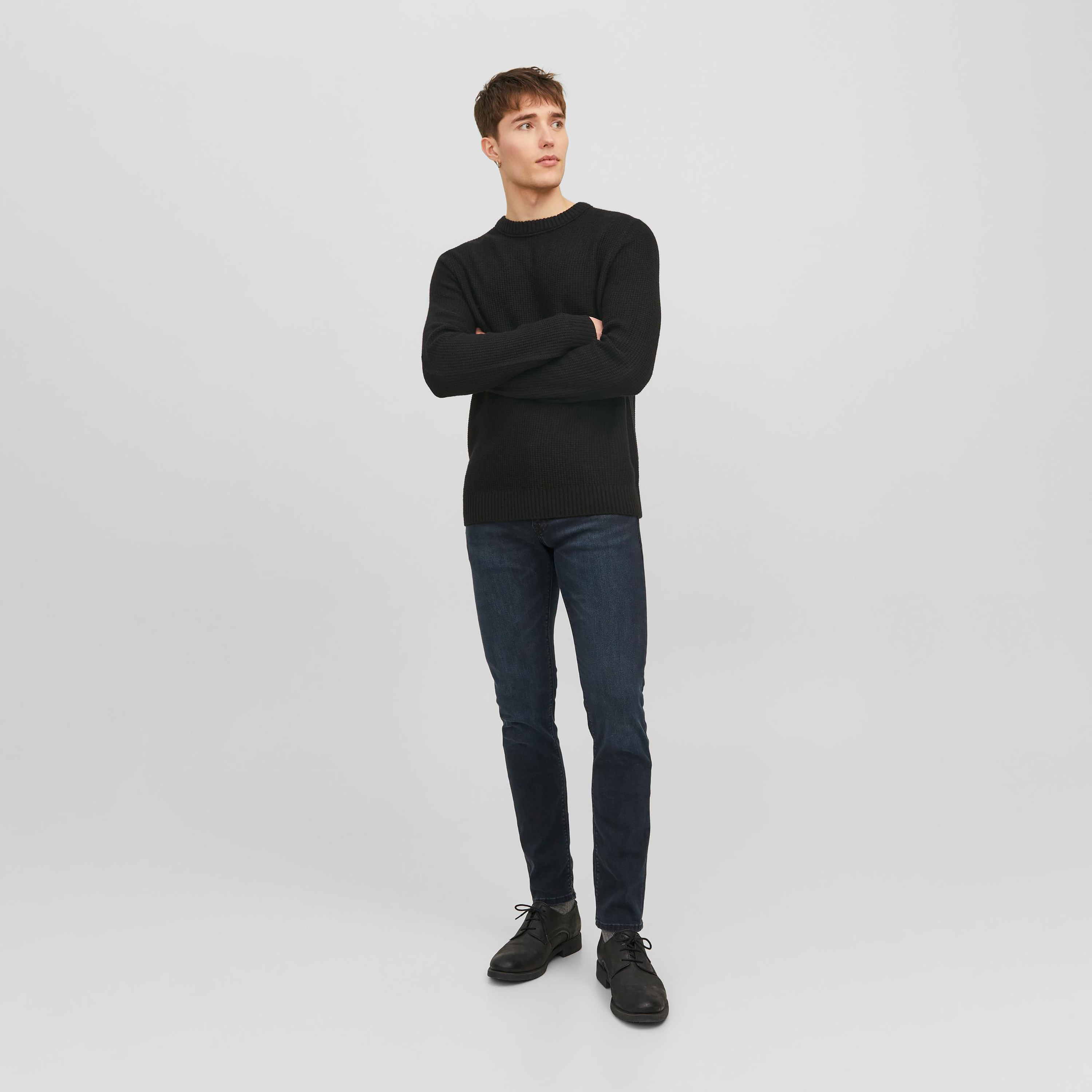 Jack & Jones Woven Crew Neck Pullover-men-clothing-sweatersandpullovers-image-2