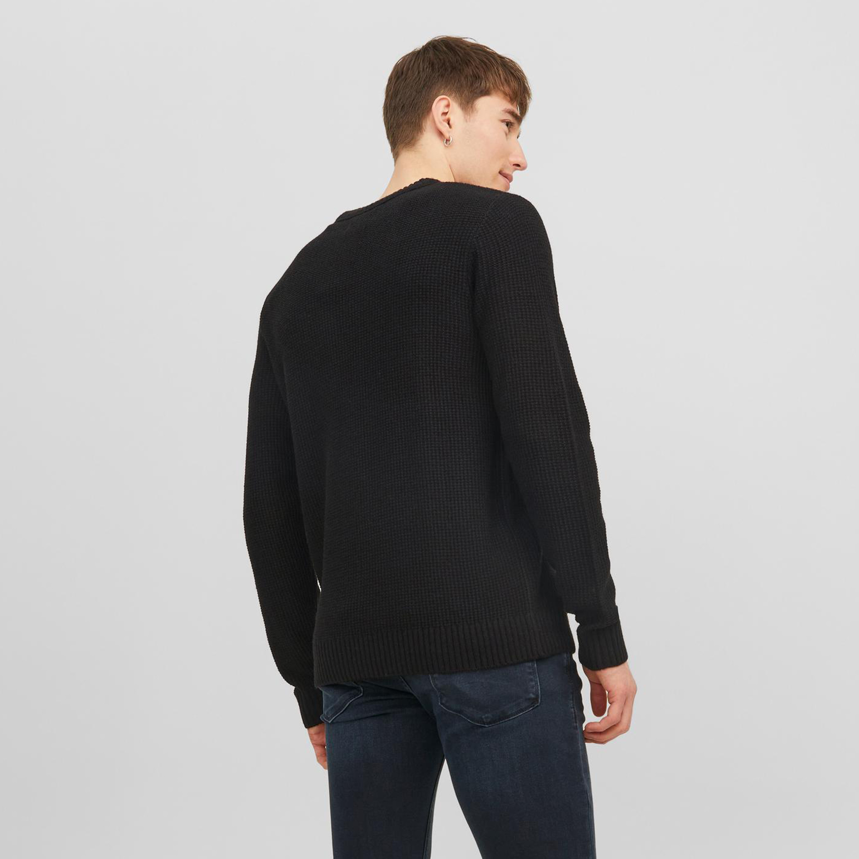Jack & Jones Woven Crew Neck Pullover-men-clothing-sweatersandpullovers-image-4