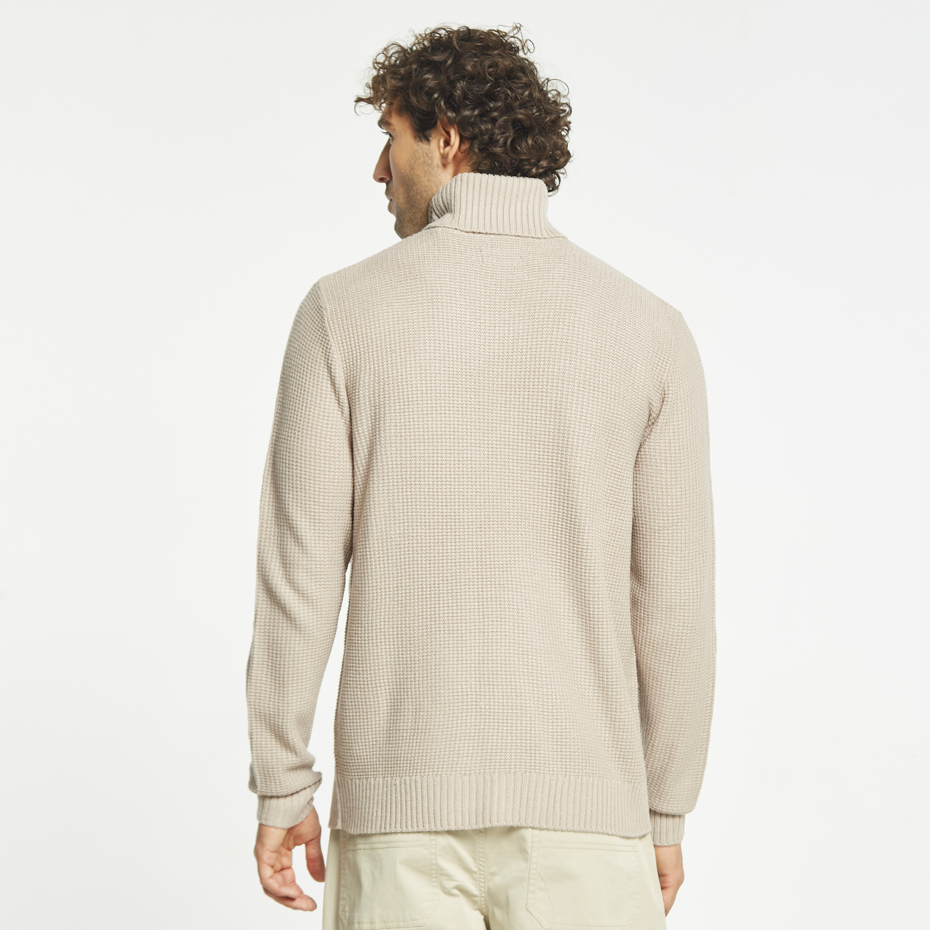 Jack & Jones Textured Turtle Neck Long Sleeves Pullover-men-clothing-sweatersandpullovers-image-3