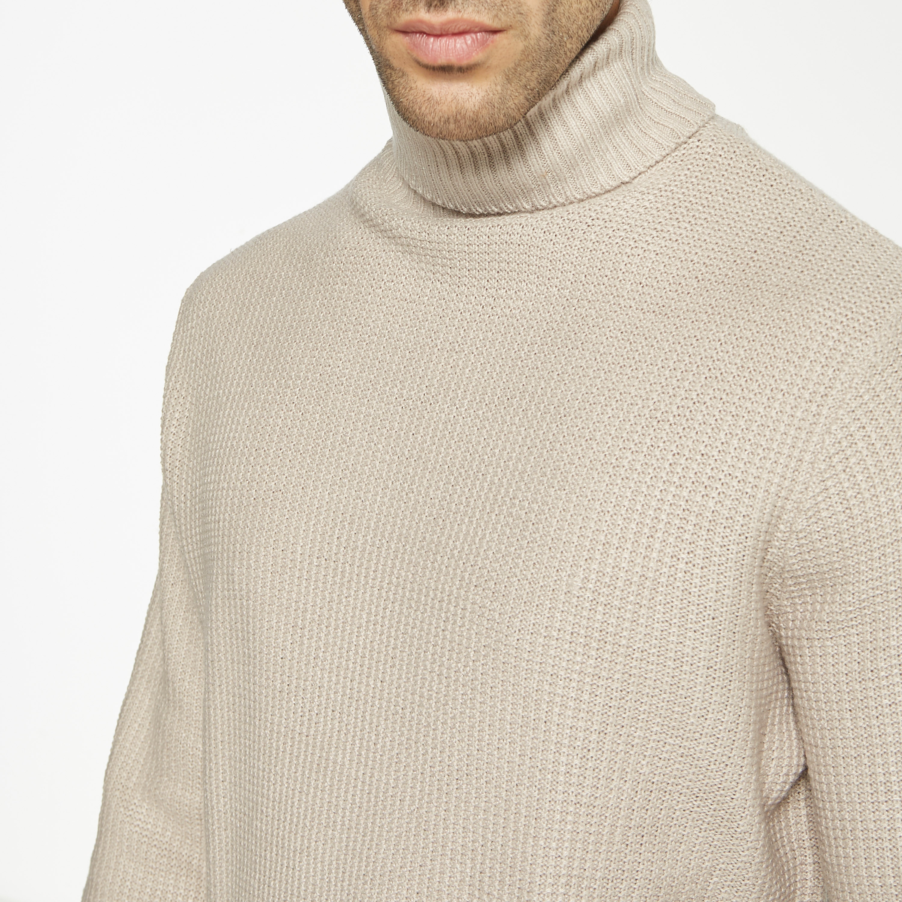 Jack & Jones Textured Turtle Neck Long Sleeves Pullover-men-clothing-sweatersandpullovers-image-4