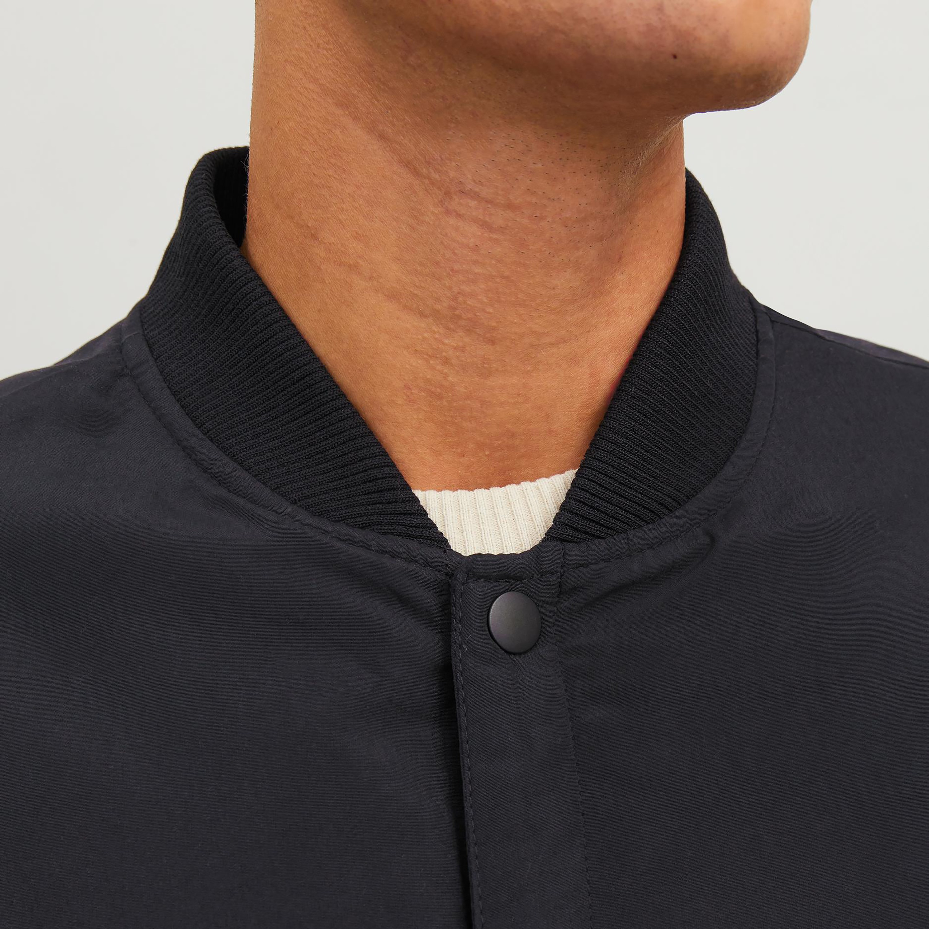 Jack & Jones Plain Baseball Neck Bomber Jacket-men-clothing-jacketsandblazers-jackets-image-8
