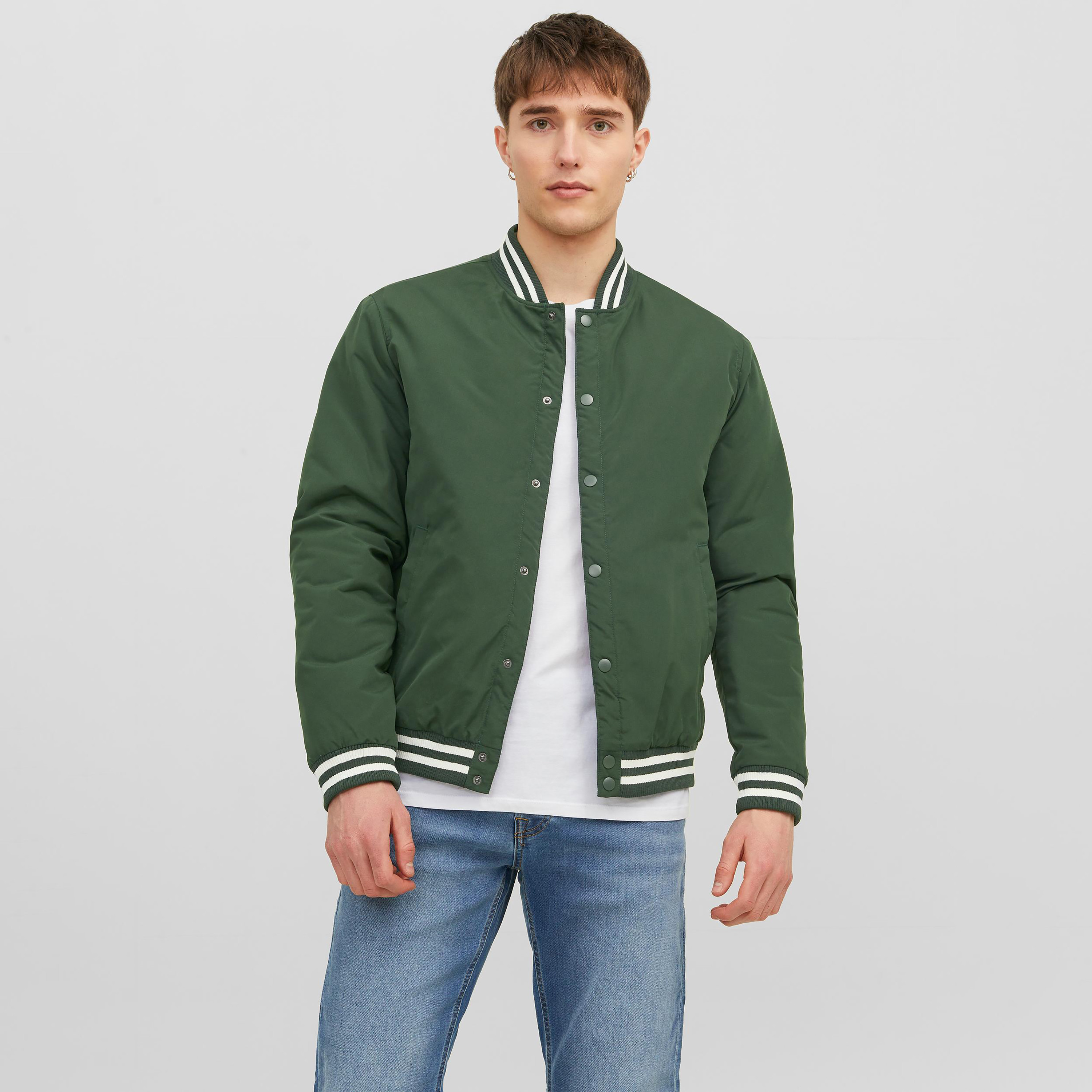 Jack & Jones Plain Baseball Neck Bomber Jacket-men-clothing-jacketsandblazers-jackets-image-10