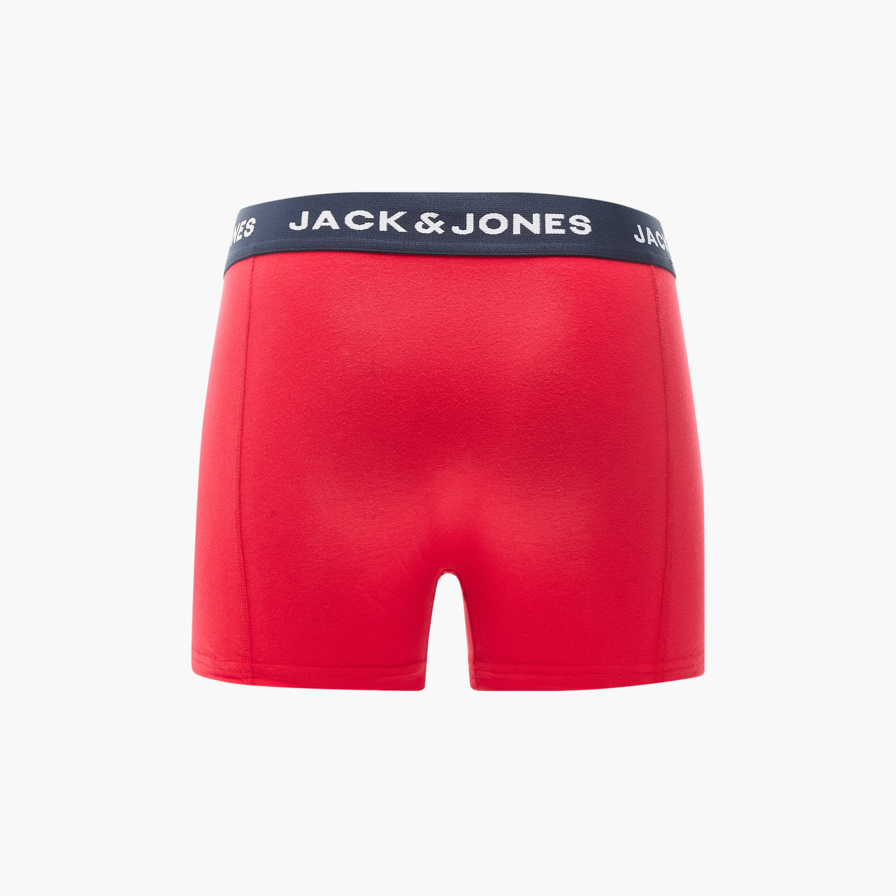 Jack & Jones Solid Trunks with Elasticated Waistband - Set of 3-men-clothing-innerwear-underwear-image-6