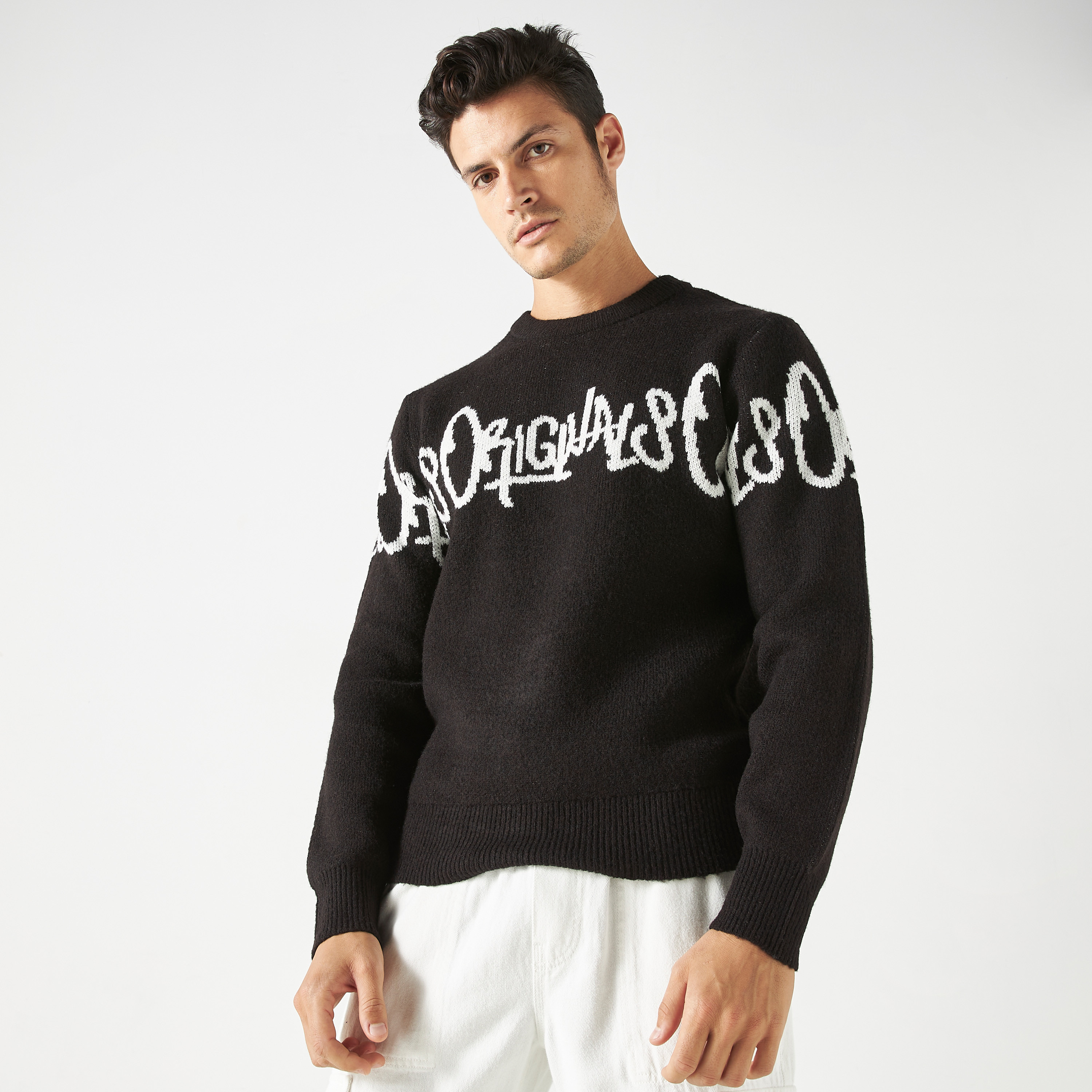 Jack & Jones Knitted Crew Neck Long Sleeves Pullover-men-clothing-sweatersandpullovers-image-1