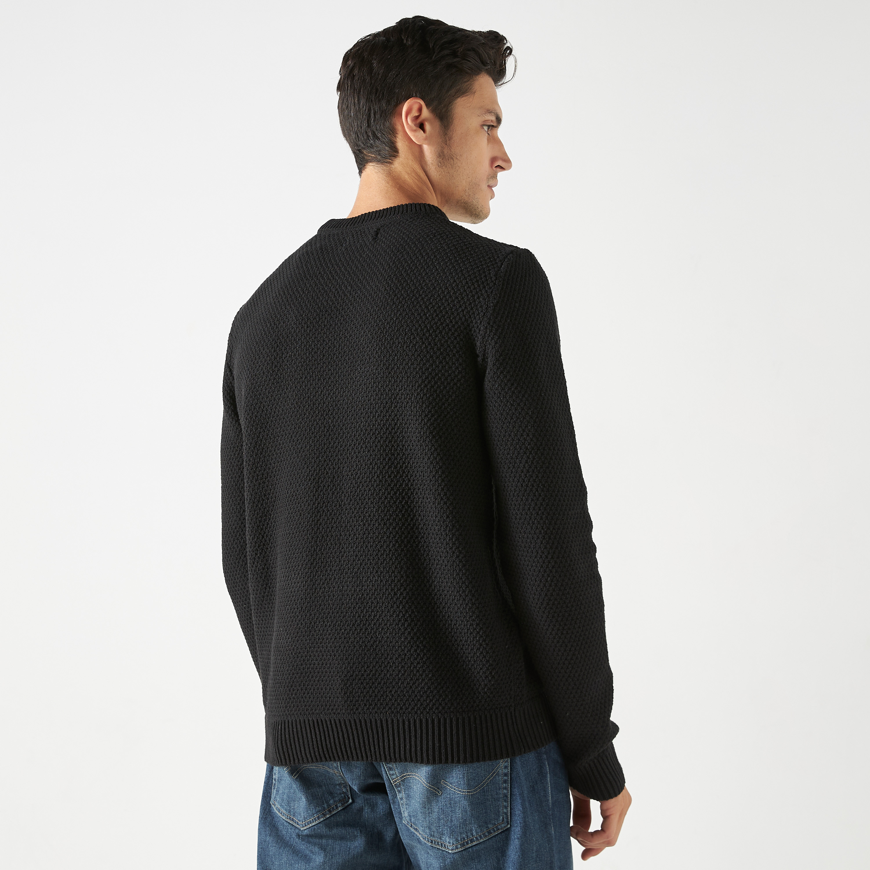 Jack & Jones Knitted Crew Neck Long Sleeves Pullover-men-clothing-sweatersandpullovers-image-3