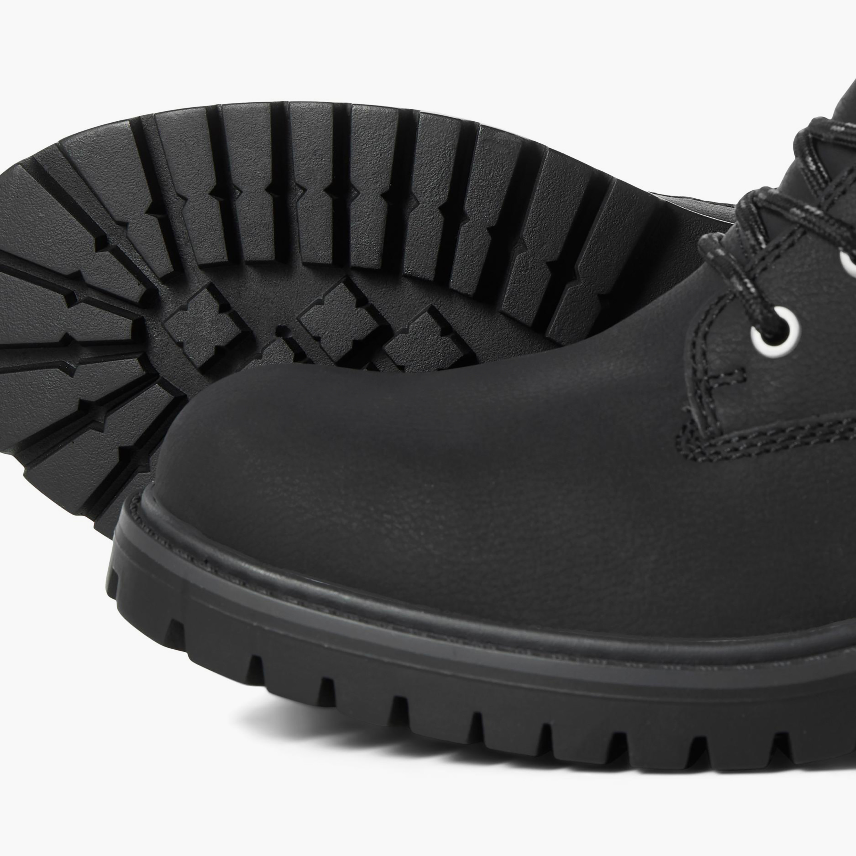Jack & Jones Round Toe High Top Lace-Up Boots | 12243421-men-shoes-boots-image-5
