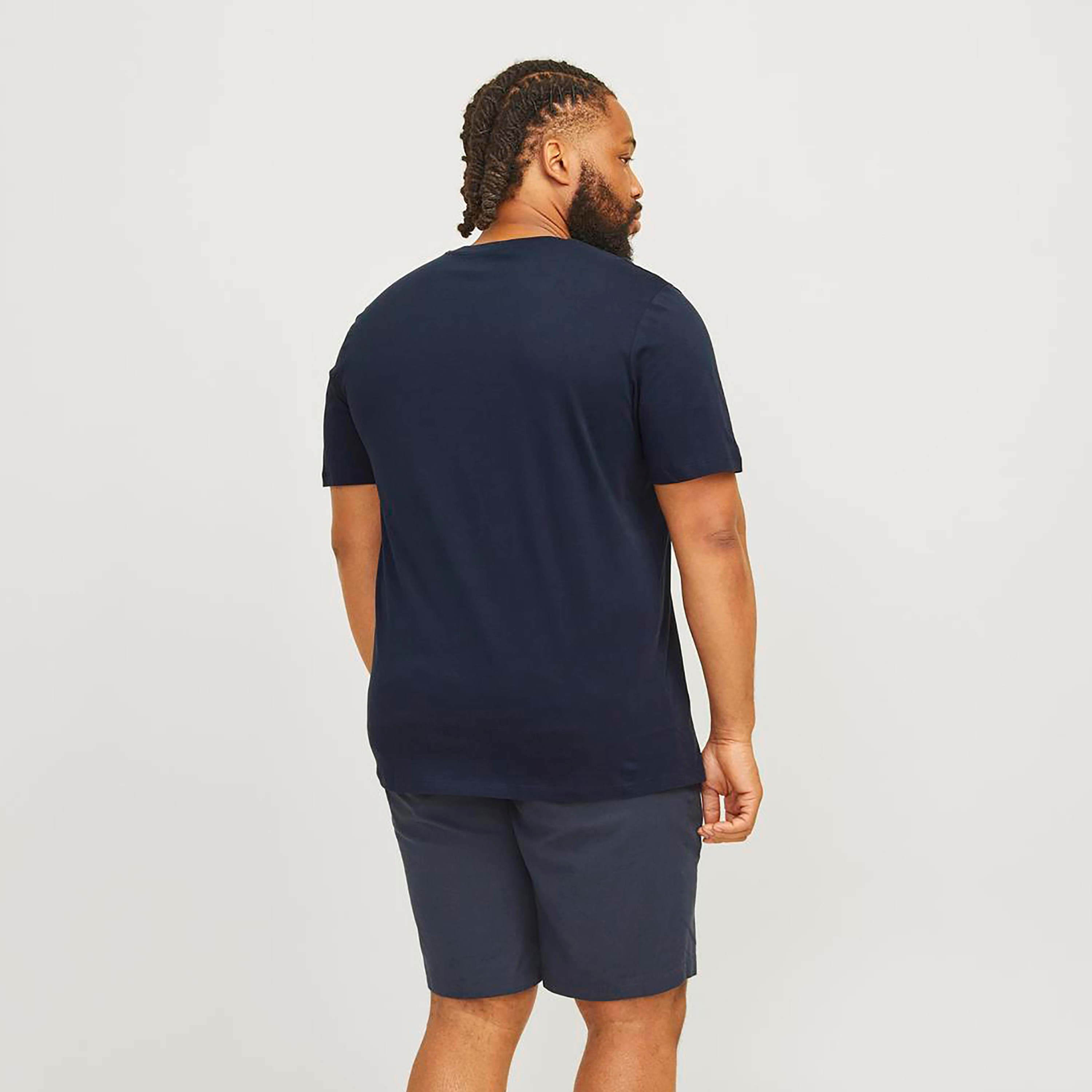 تيشيرت ذو شعار مقاس كبير وأكمام قصيرة ورقبة دائرية من جاك آند جونز-men-clothing-tshirtsandpolos-tshirts-image-8