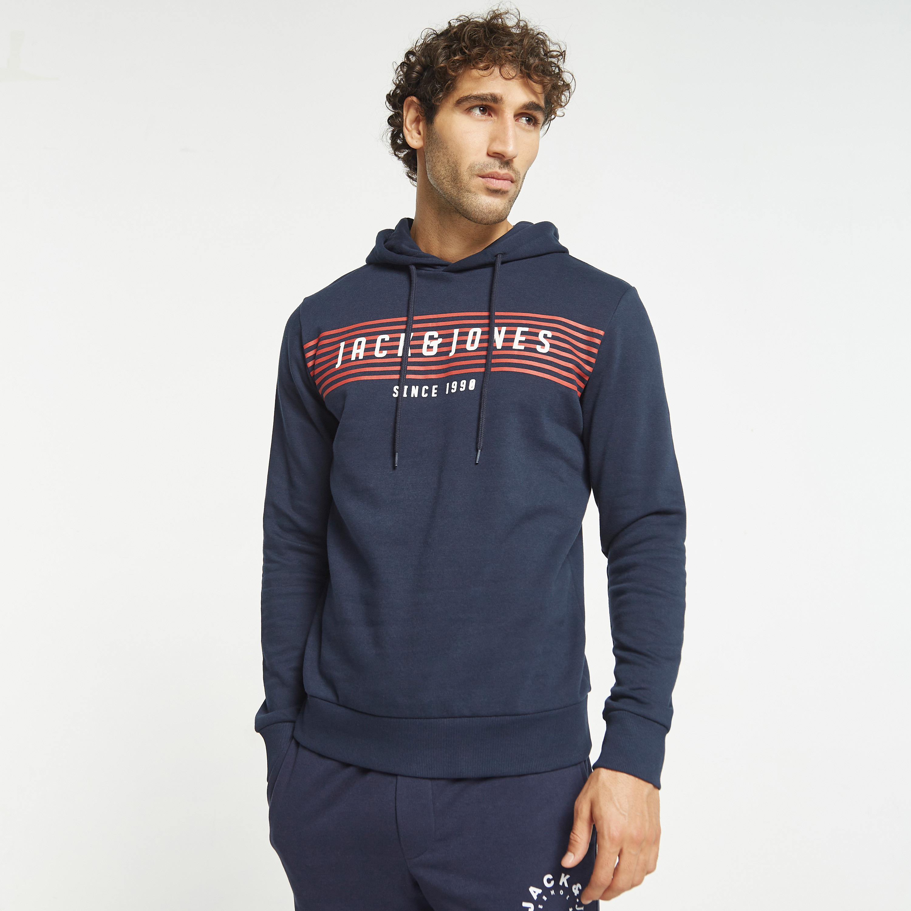  هودي جاك آند جونز مع شعار بأكمام طويلة-men-winterwear-hoodiesandsweatshirts-image-5