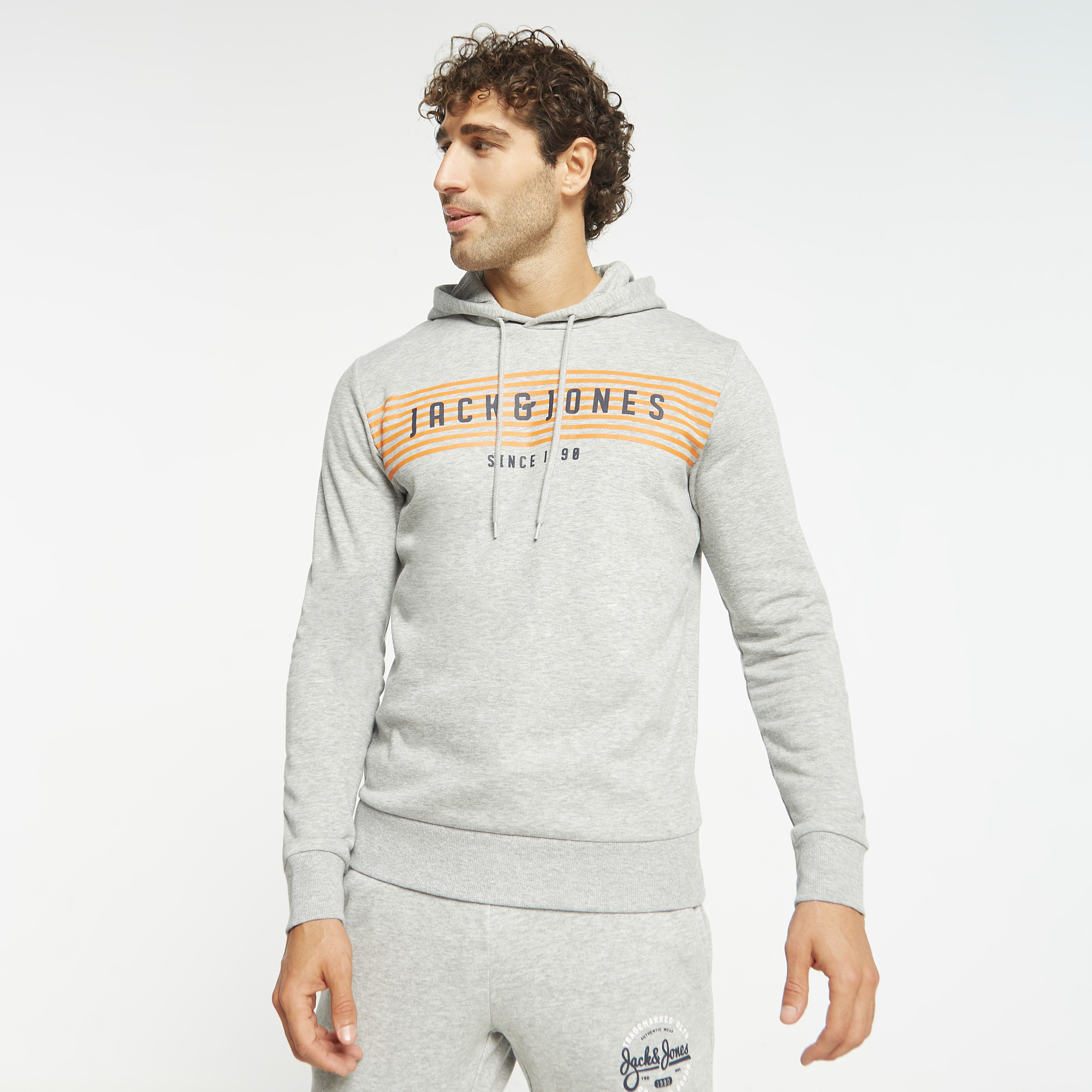 Jack & Jones Logo Long Sleeves Hoodie-men-winterwear-hoodiesandsweatshirts-image-1