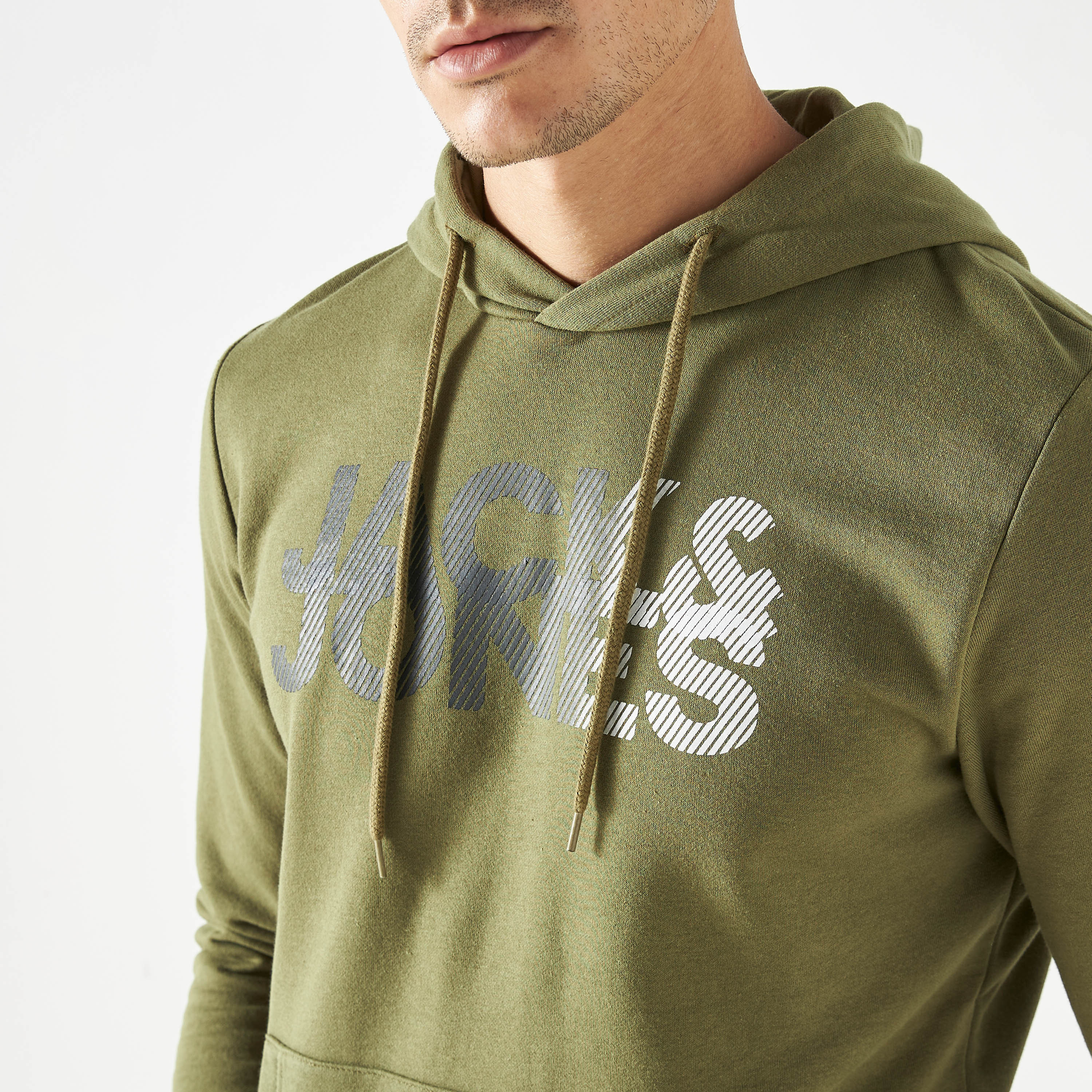 Jack & Jones Logo Long Sleeves Hoodie with Kangaroo Pocket-men-winterwear-hoodiesandsweatshirts-image-4
