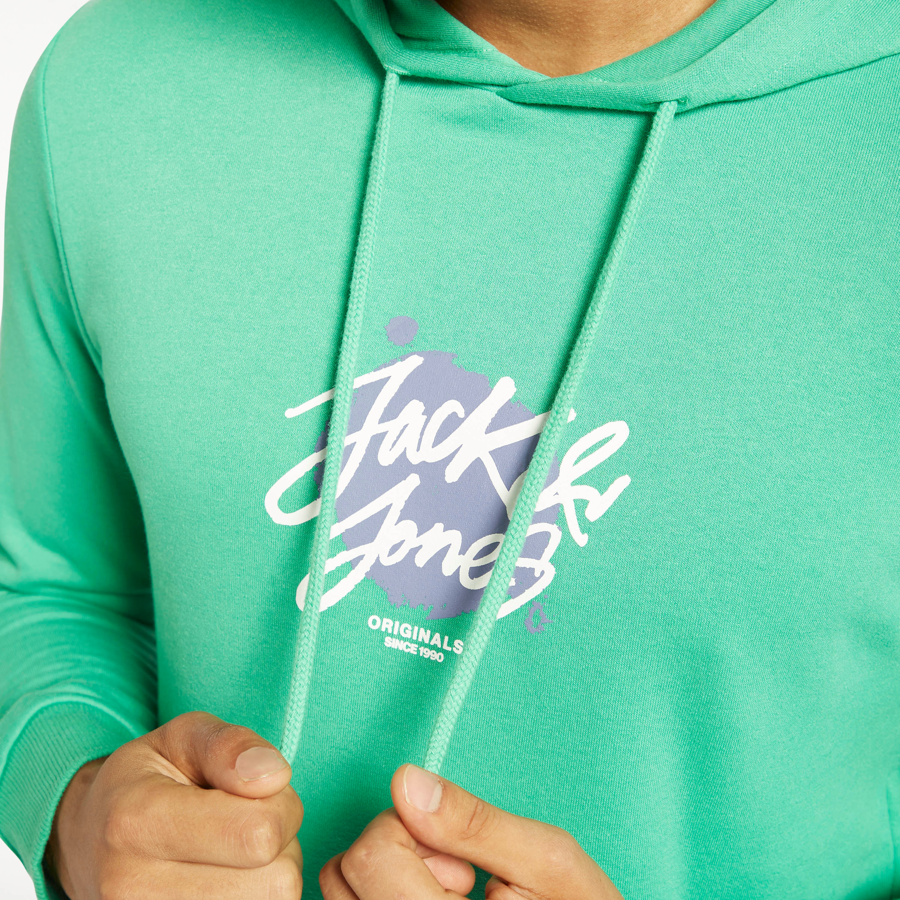 Jack & Jones Hooded Neck Long Sleeves Sweatshirt-men-winterwear-hoodiesandsweatshirts-image-2