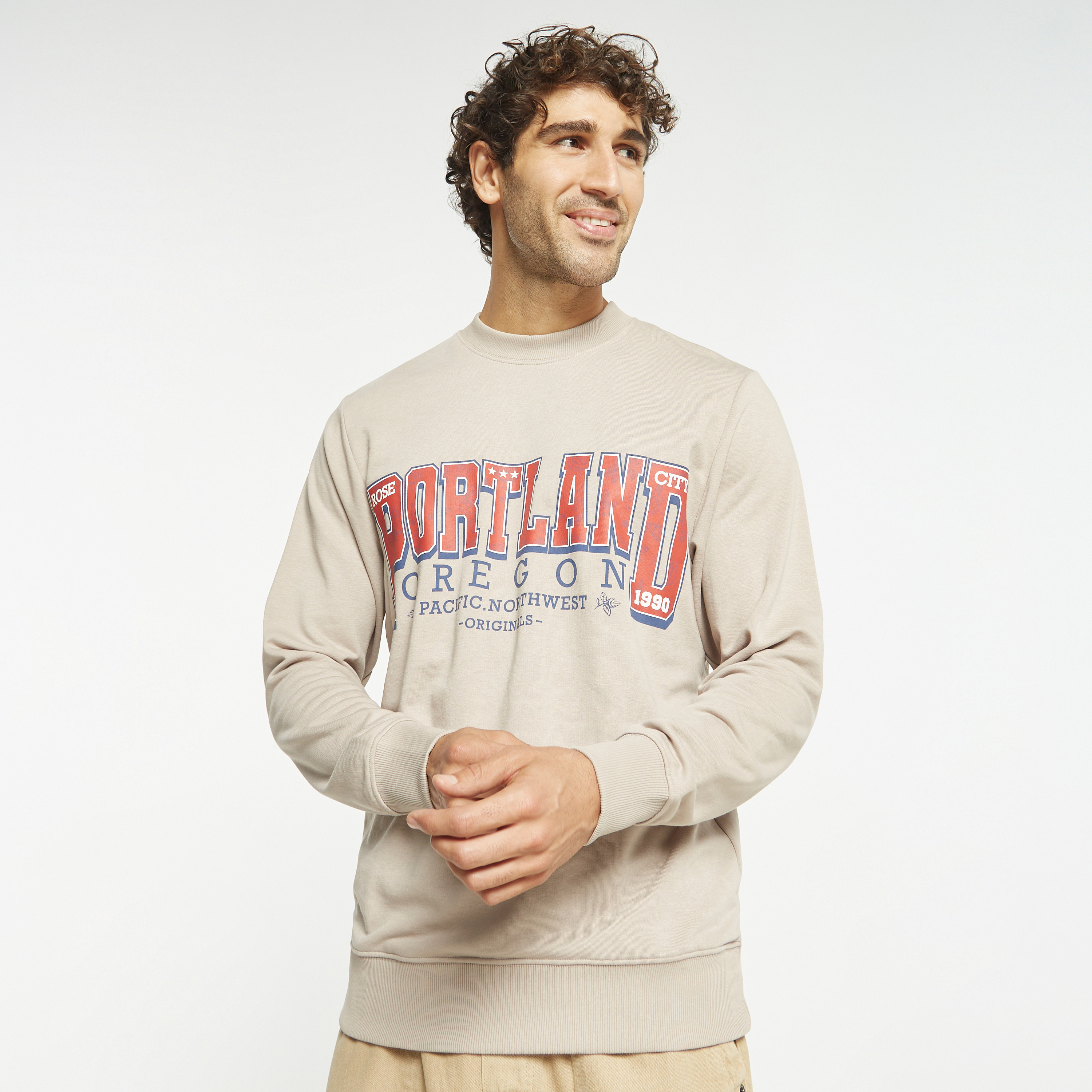Jack & Jones Printed Crew Neck Sweatshirt-men-winterwear-hoodiesandsweatshirts-image-1