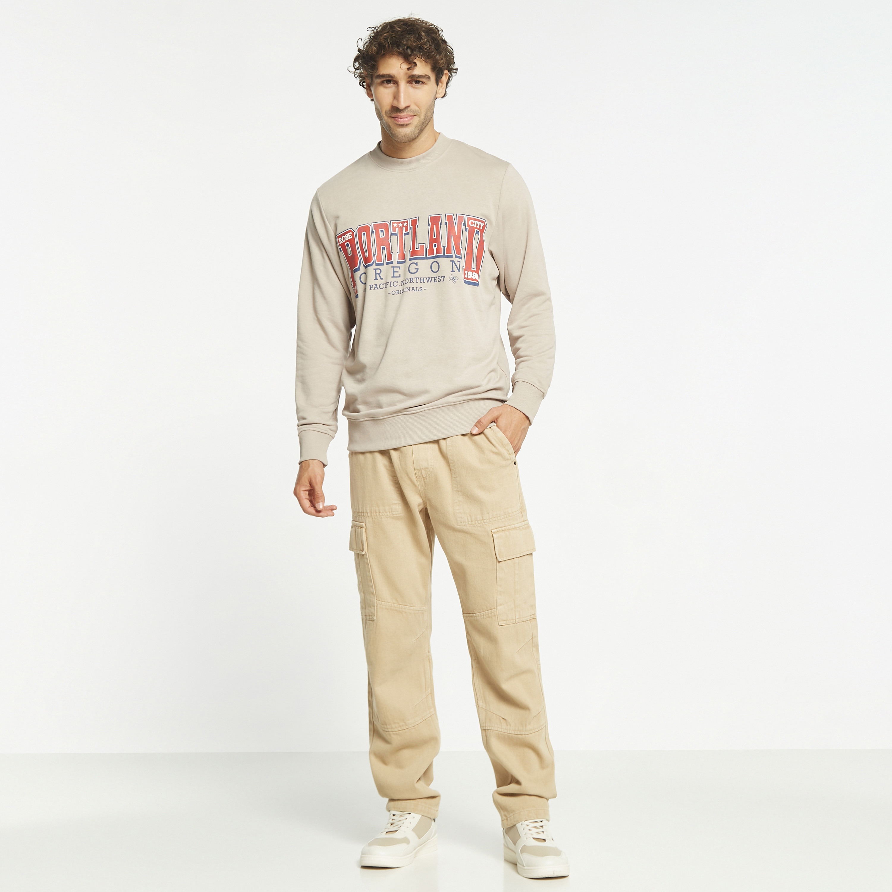 Jack & Jones Printed Crew Neck Sweatshirt-men-winterwear-hoodiesandsweatshirts-image-2