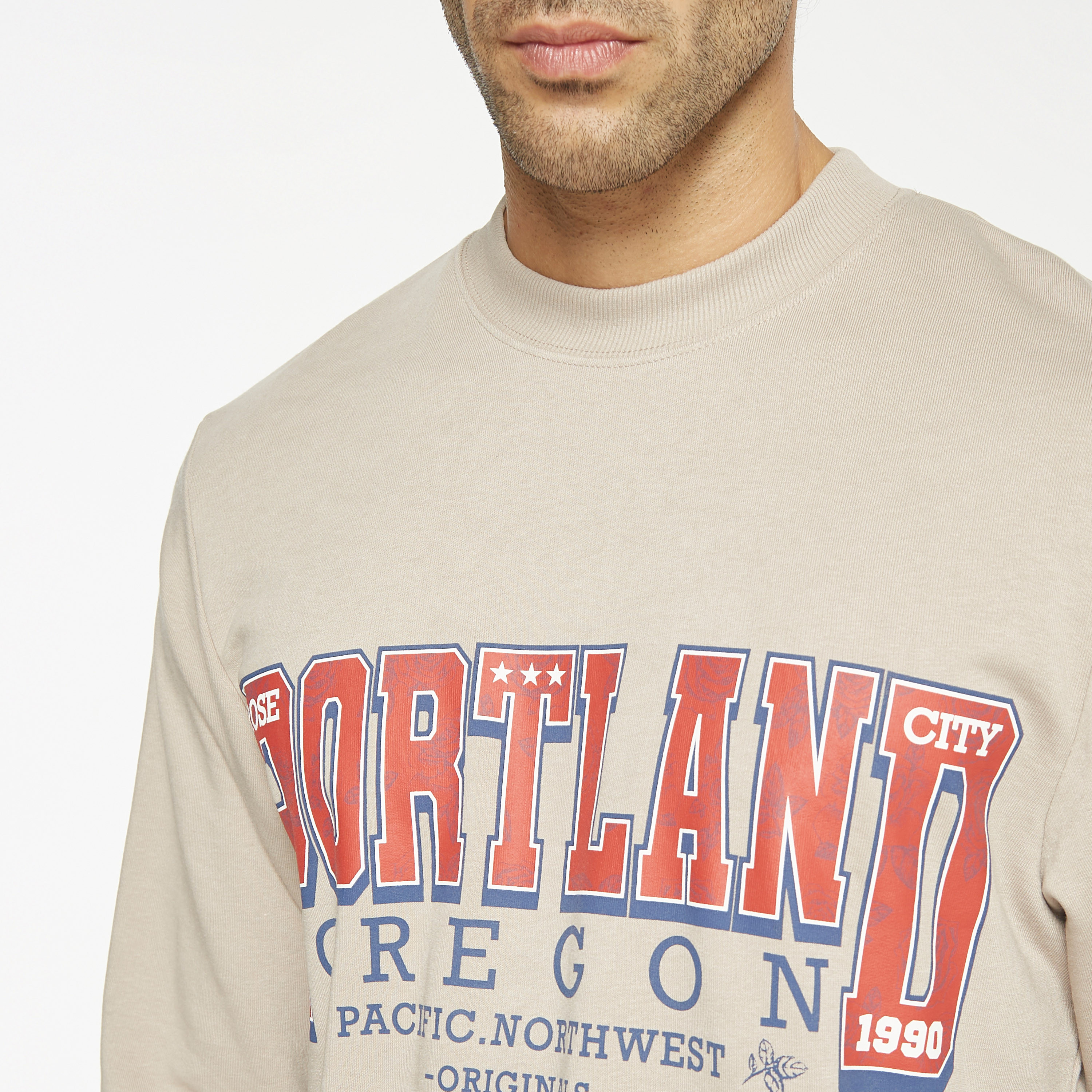 Jack & Jones Printed Crew Neck Sweatshirt-men-winterwear-hoodiesandsweatshirts-image-4
