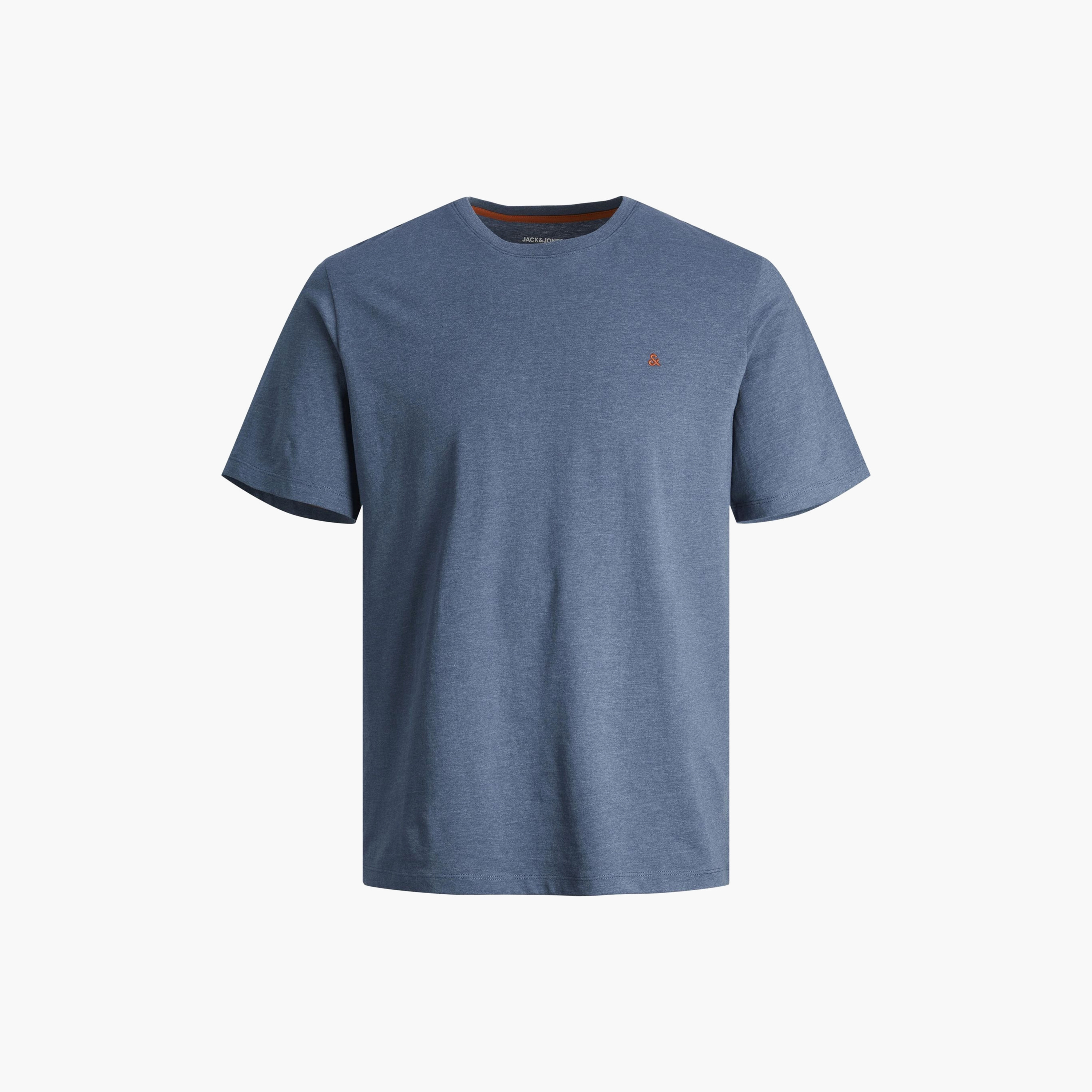 تي شيرت رجالي بأكمام قصيرة وياقة دائرية وشعار مطرز من جاك اند جونز-men-clothing-tshirtsandpolos-tshirts-image-14