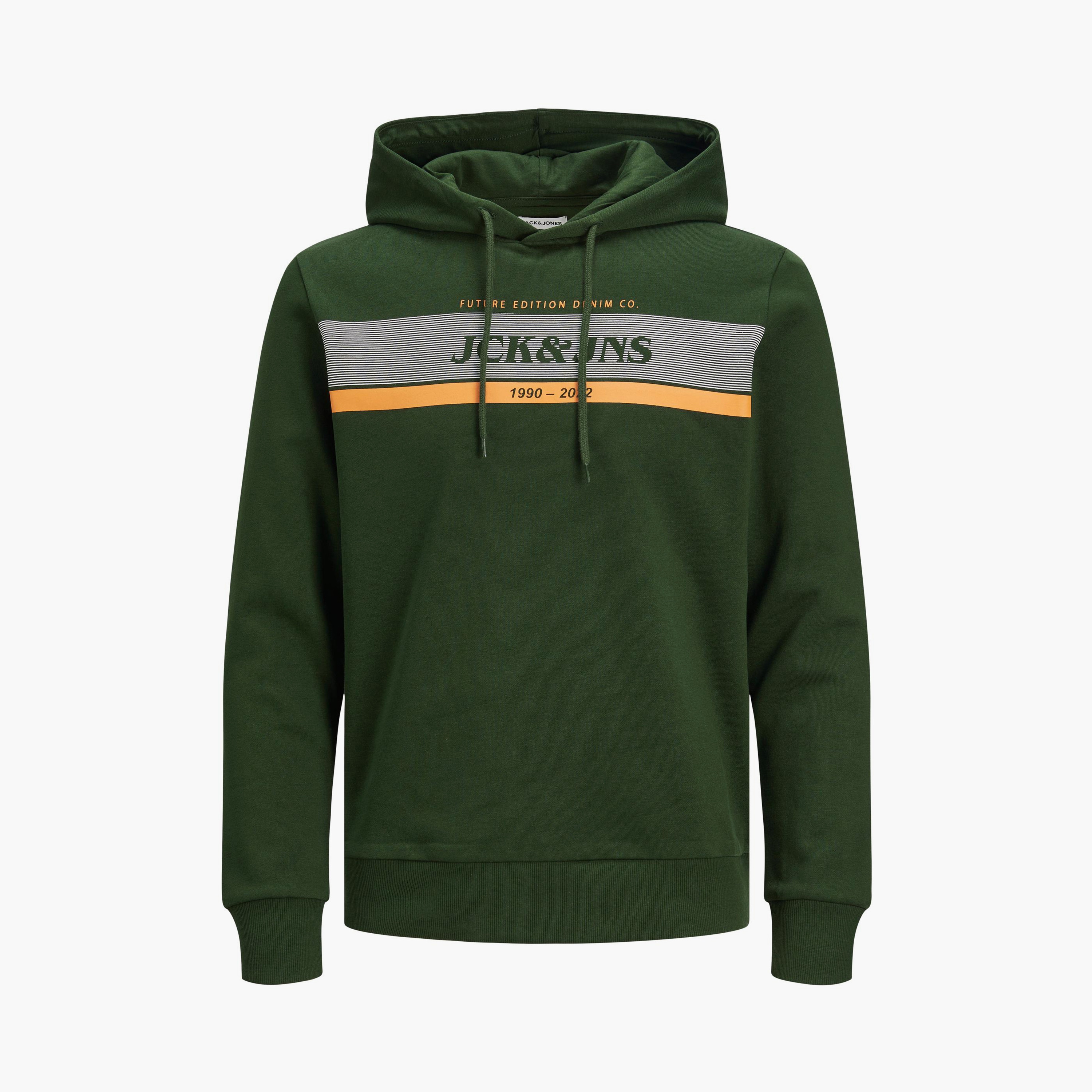 هودي جاك آند جونز ذو بلس سائز مع مطبوع بأكمام طويلة-men-winterwear-hoodiesandsweatshirts-image-2