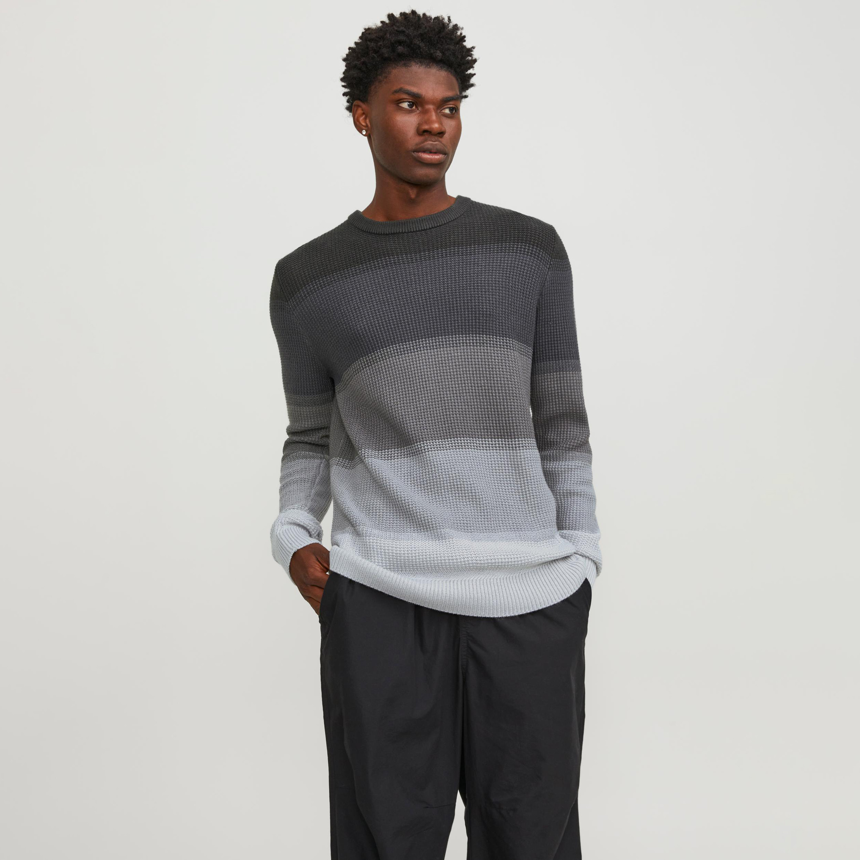 Jack & Jones Knitted Crew Neck Long Sleeves Pullover-men-clothing-sweatersandpullovers-image-1