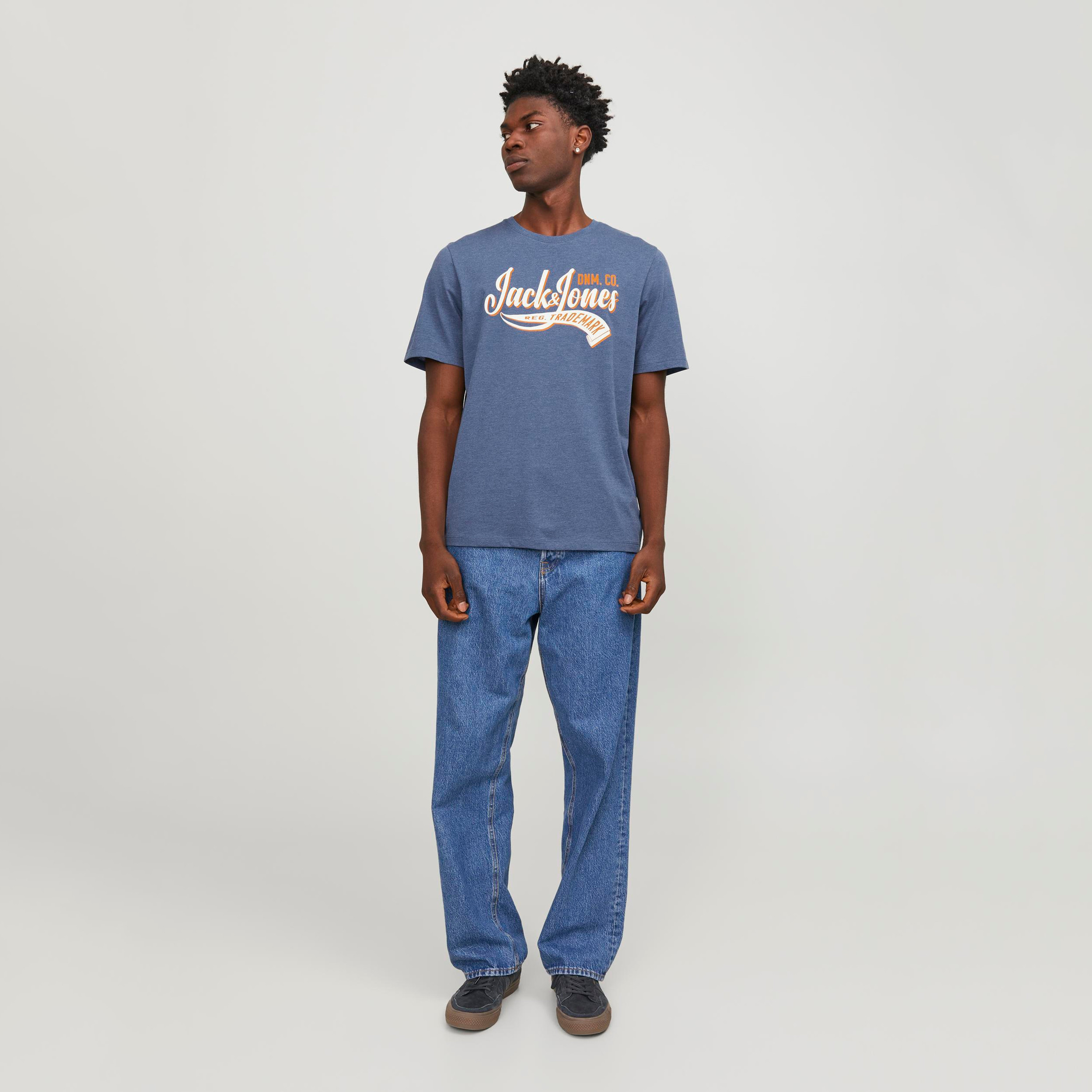 Jack & Jones Logo Crew Neck Short Sleeves T-Shirt-men-clothing-tshirtsandpolos-tshirts-image-2