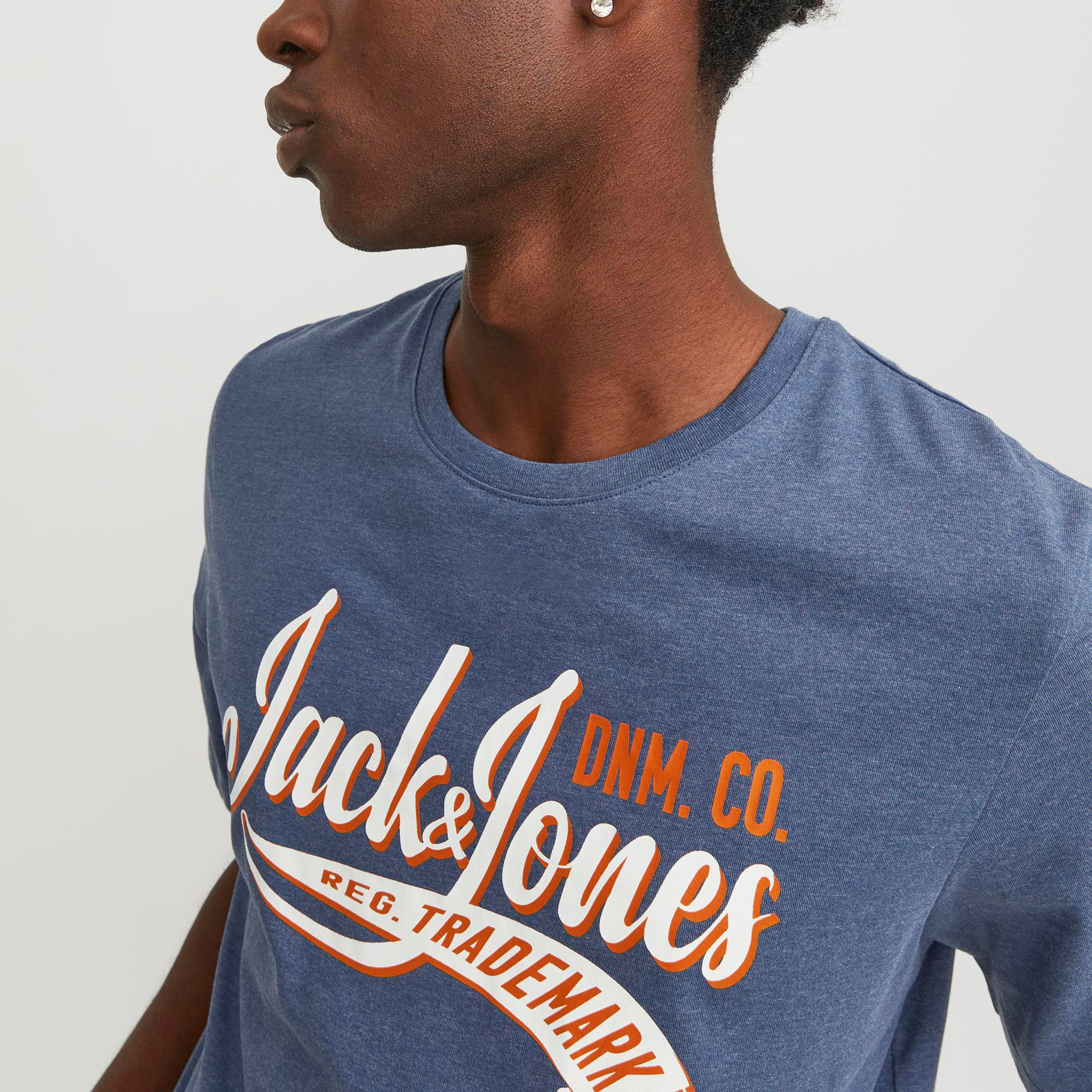 Jack & Jones Logo Crew Neck Short Sleeves T-Shirt-men-clothing-tshirtsandpolos-tshirts-image-3