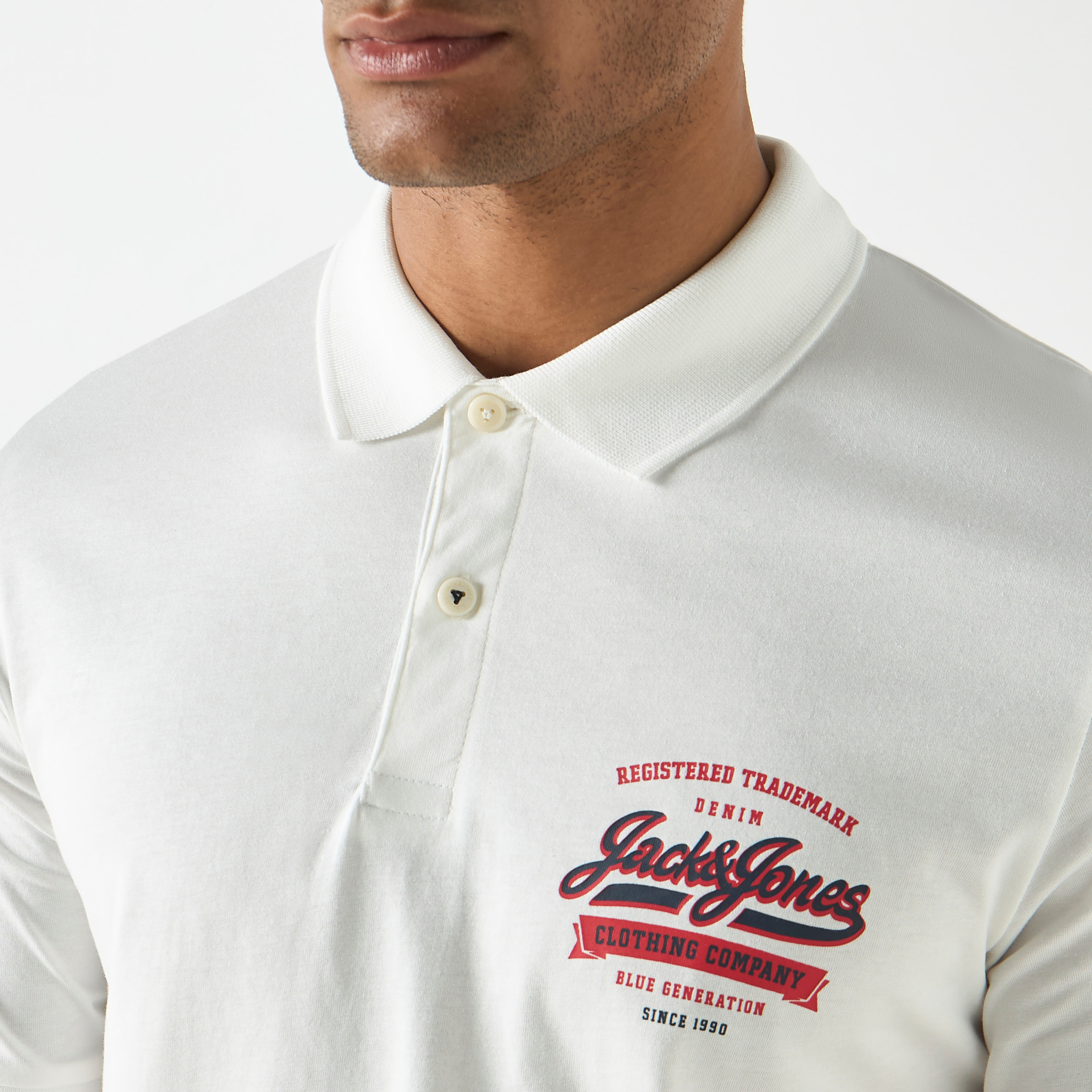بولو تي شيرت ذو ياقة من جاك آند جونز بأكمام قصيرة مع شعار-men-clothing-tshirtsandpolos-polos-image-8