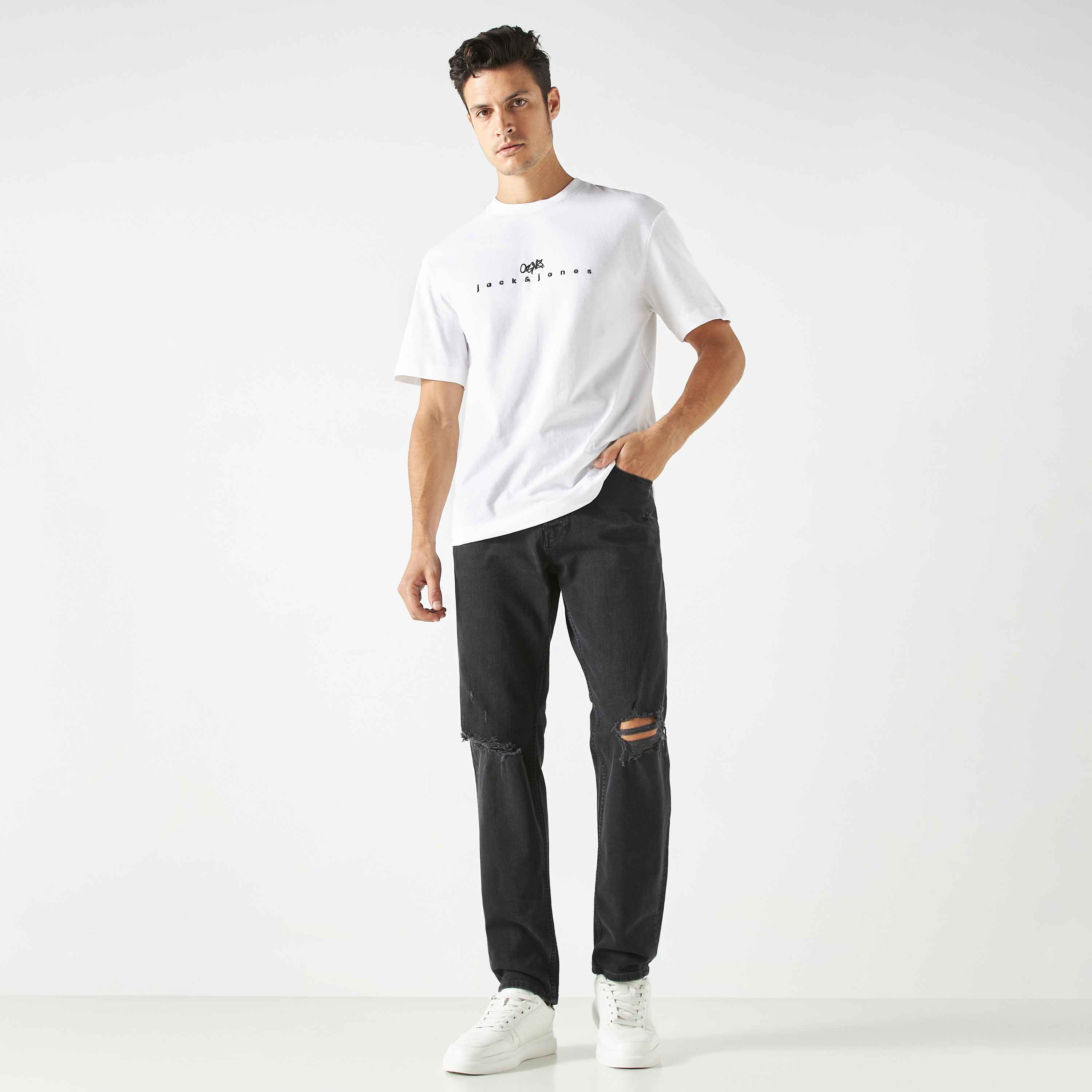 Jack & Jones Tapered Fit Mid Waist Pocket Detail Jeans-CP_BESTPRICE_EXCLUSION-image-2