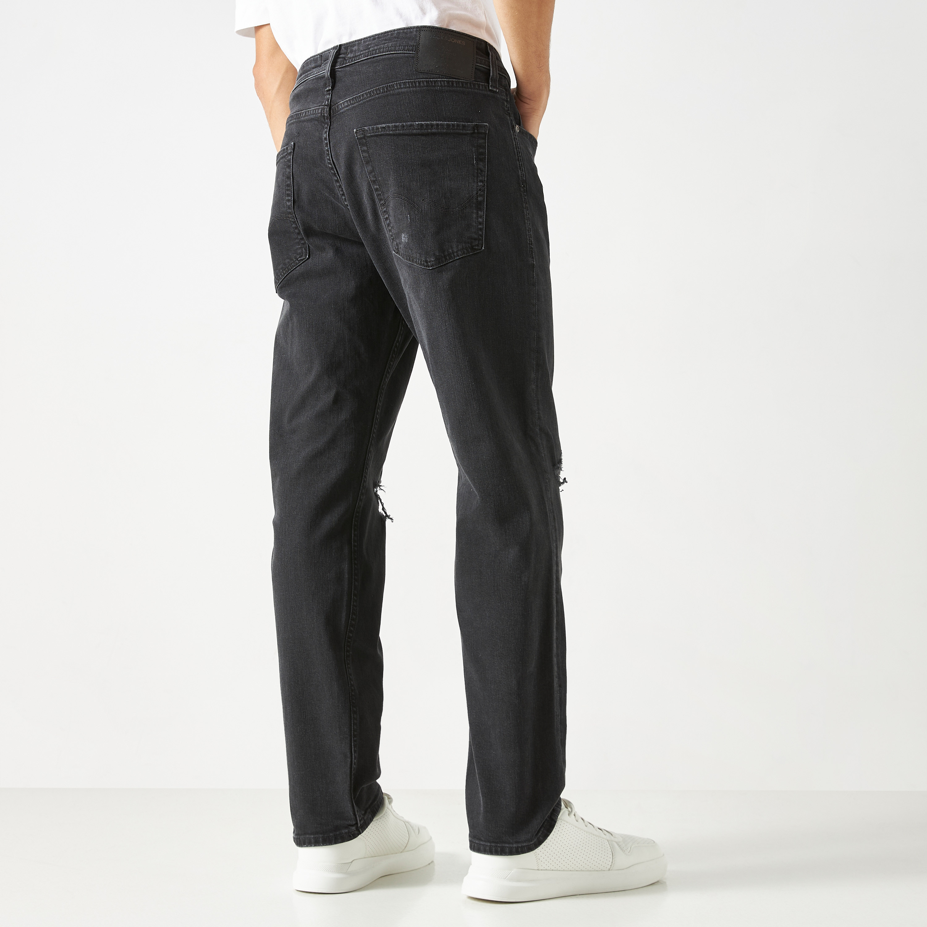 Jack & Jones Tapered Fit Mid Waist Pocket Detail Jeans-CP_BESTPRICE_EXCLUSION-image-3