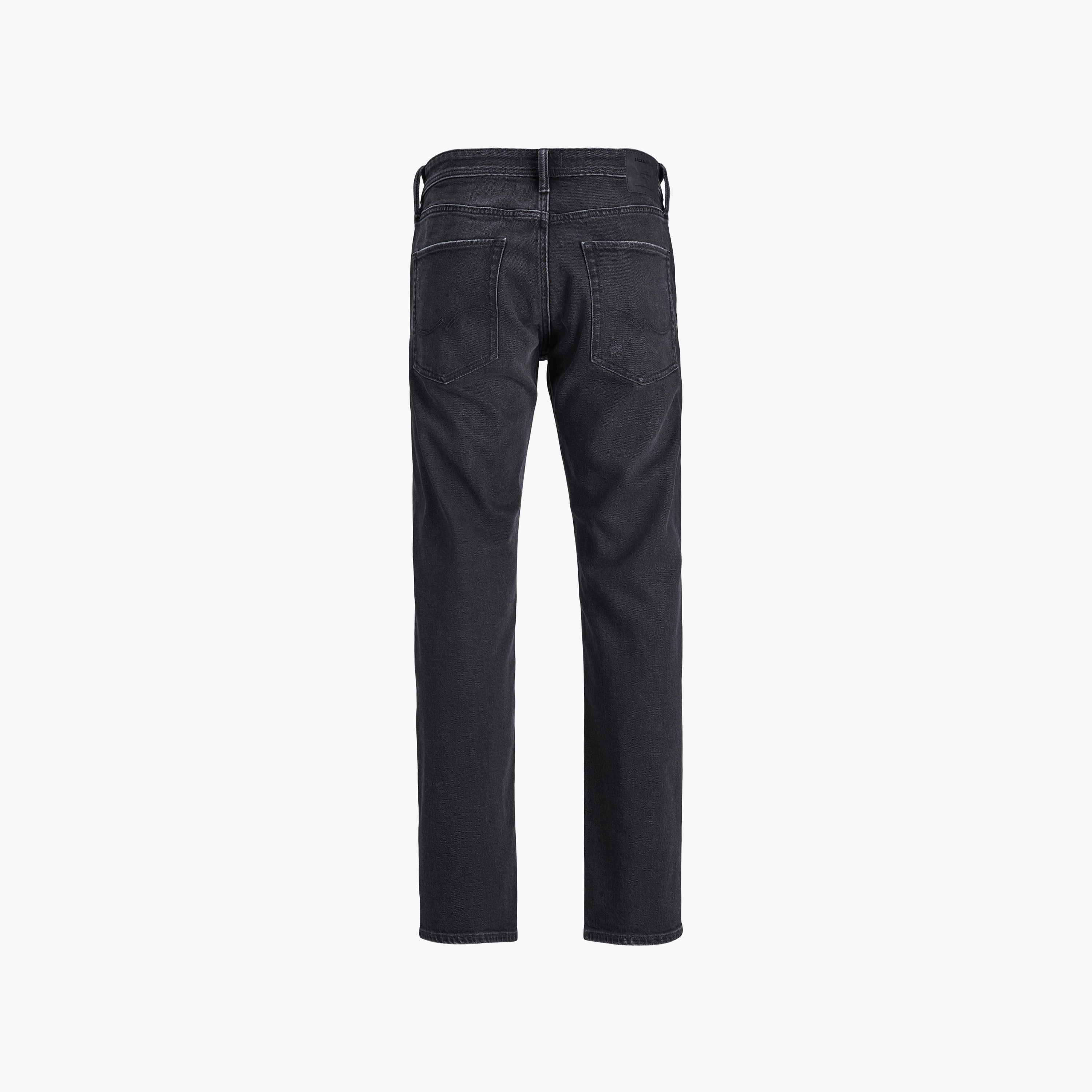 بنطال جينز مزين بجيب من جاك آند جونز بخصر متوسط الارتفاع مع مدبب-men-clothing-bottoms-jeans-image-2