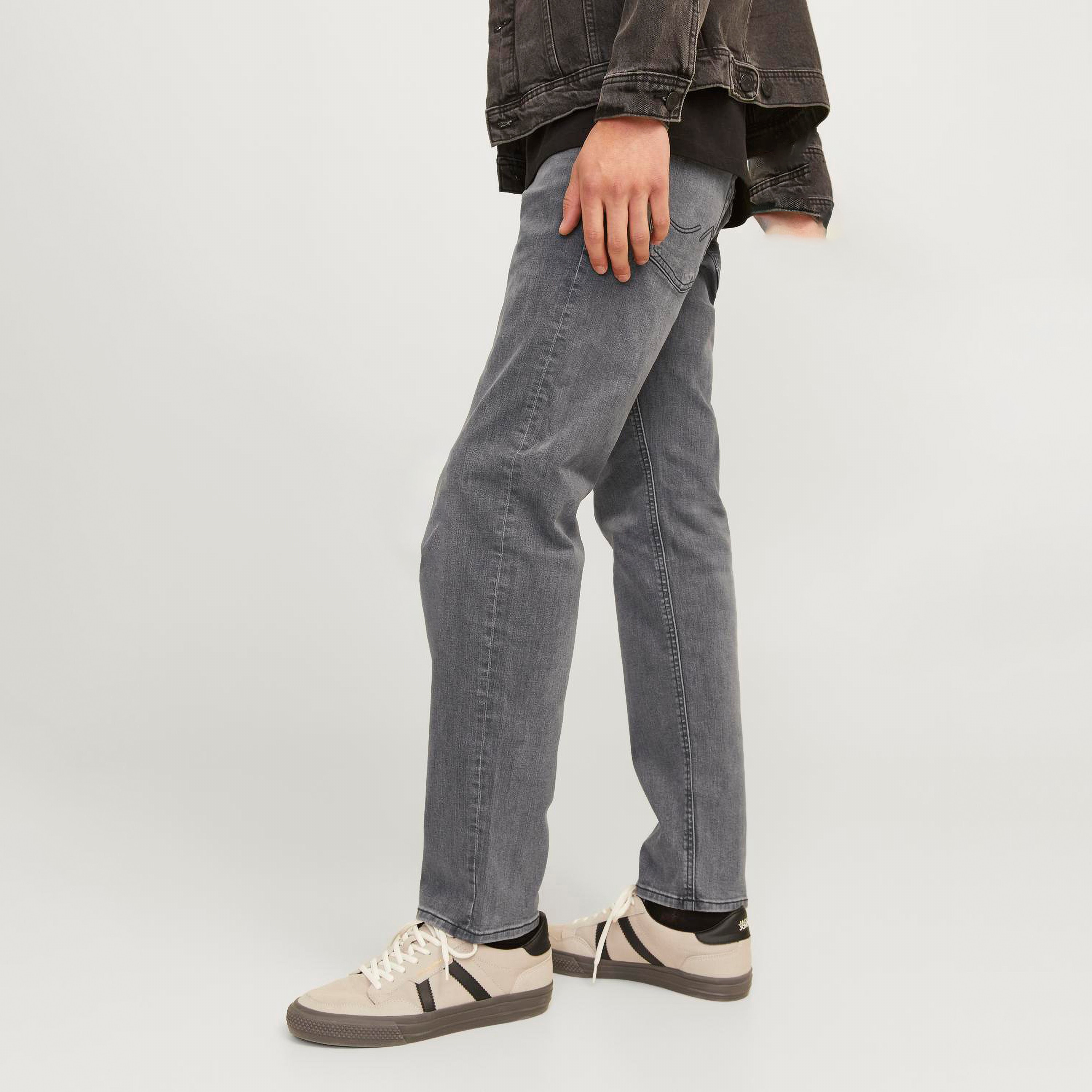 Jack & Jones Tapered Fit Stone Washed Mid Rise Jeans-men-clothing-bottoms-jeans-image-5