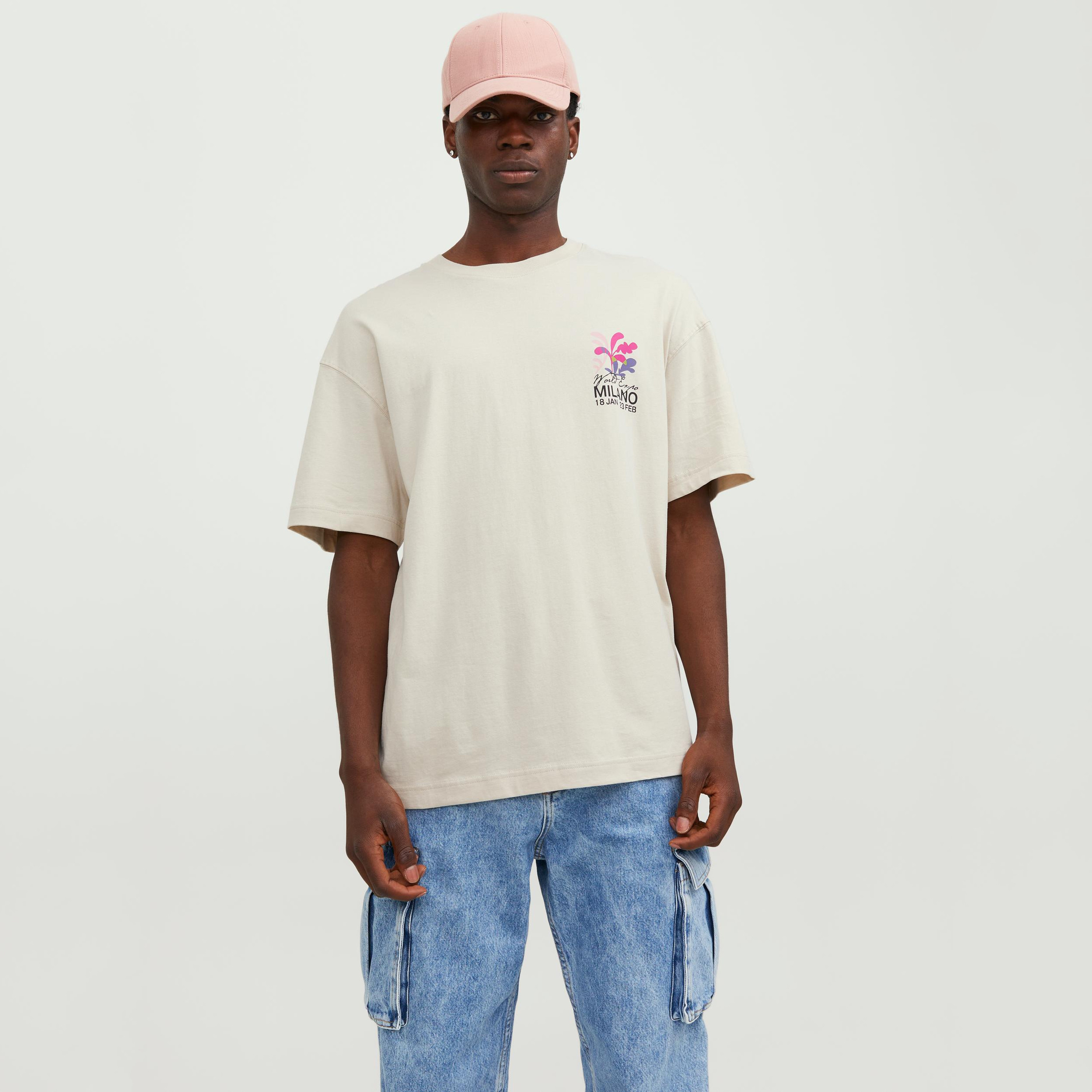 Jack & Jones Back Print Crew Neck Short Sleeves T-Shirt-men-clothing-tshirtsandpolos-tshirts-image-5