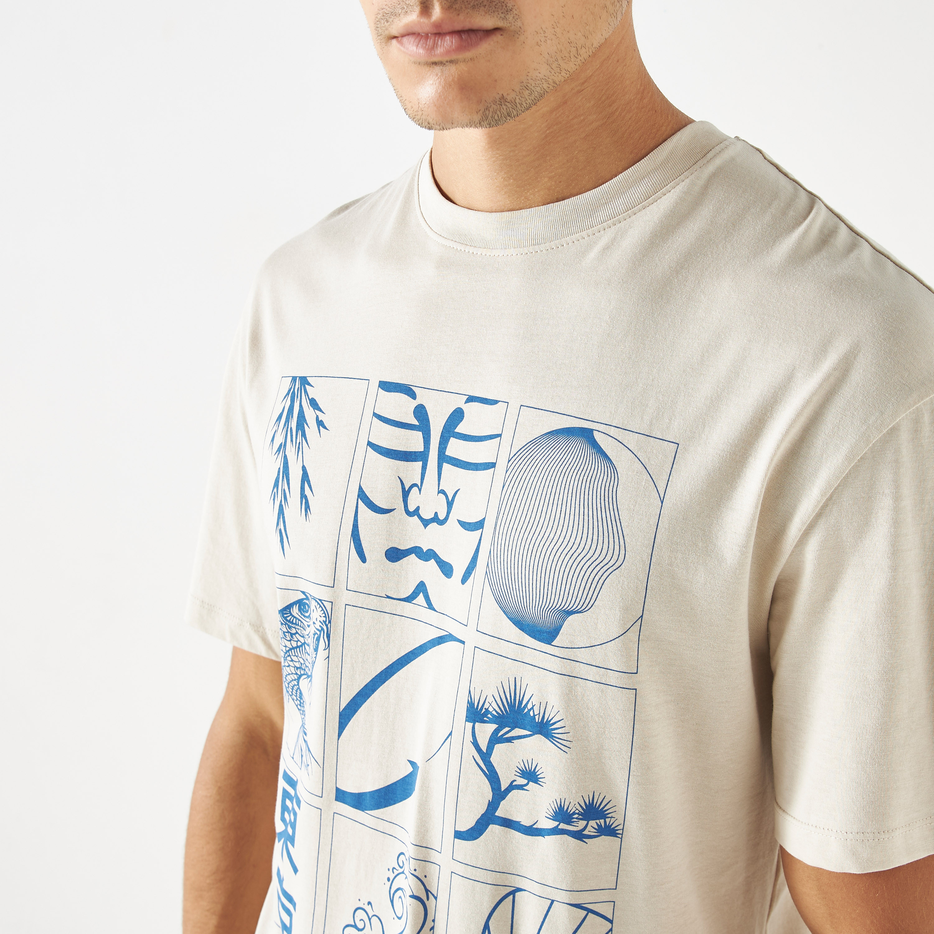 تي شيرت من جاك آند جونز مع جرافيك بأكمام قصيرة و ياقة مستديرة-men-clothing-tshirtsandpolos-tshirts-image-8