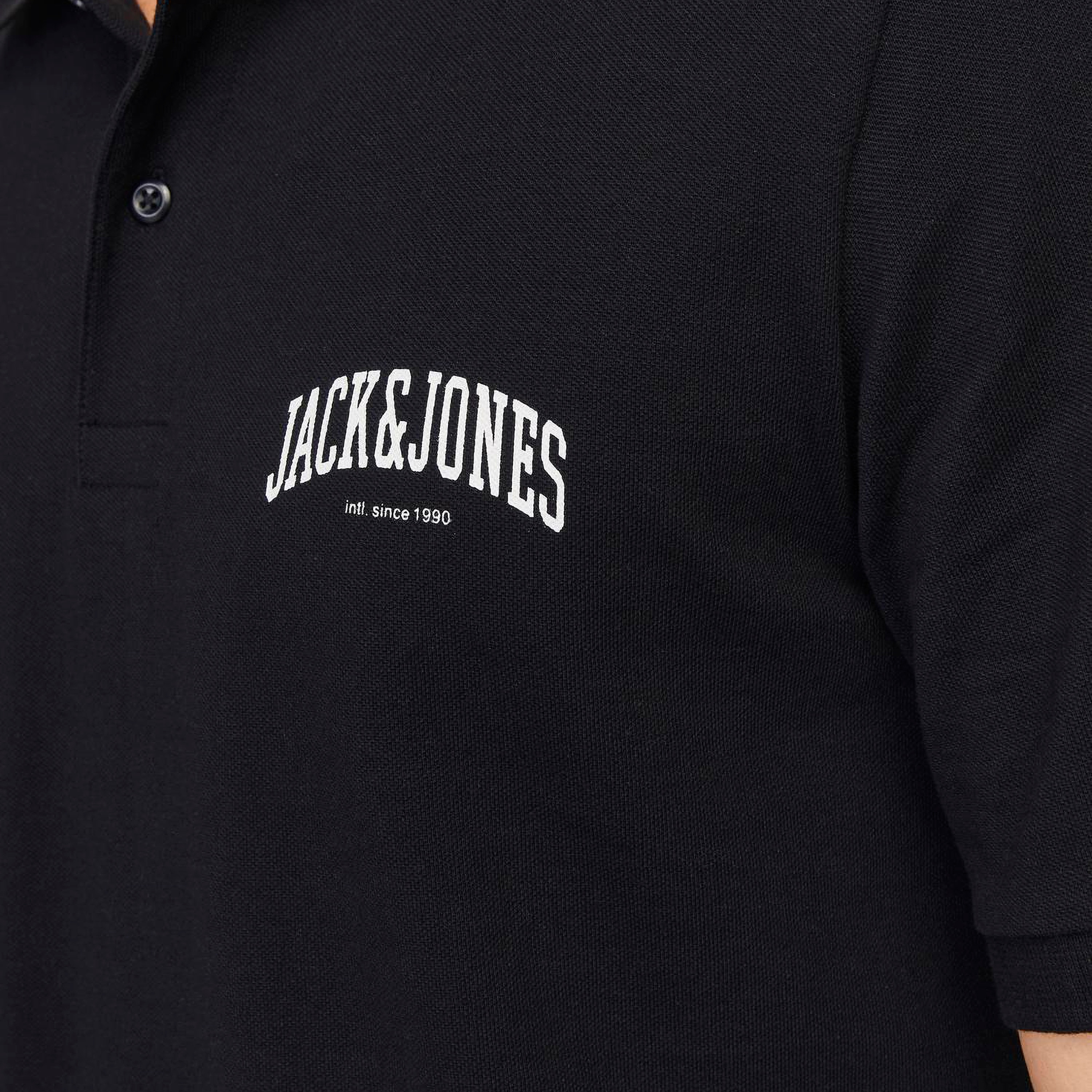 Jack & Jones Logo Collared Short Sleeves Polo T-Shirt-men-clothing-tshirtsandpolos-polos-image-3