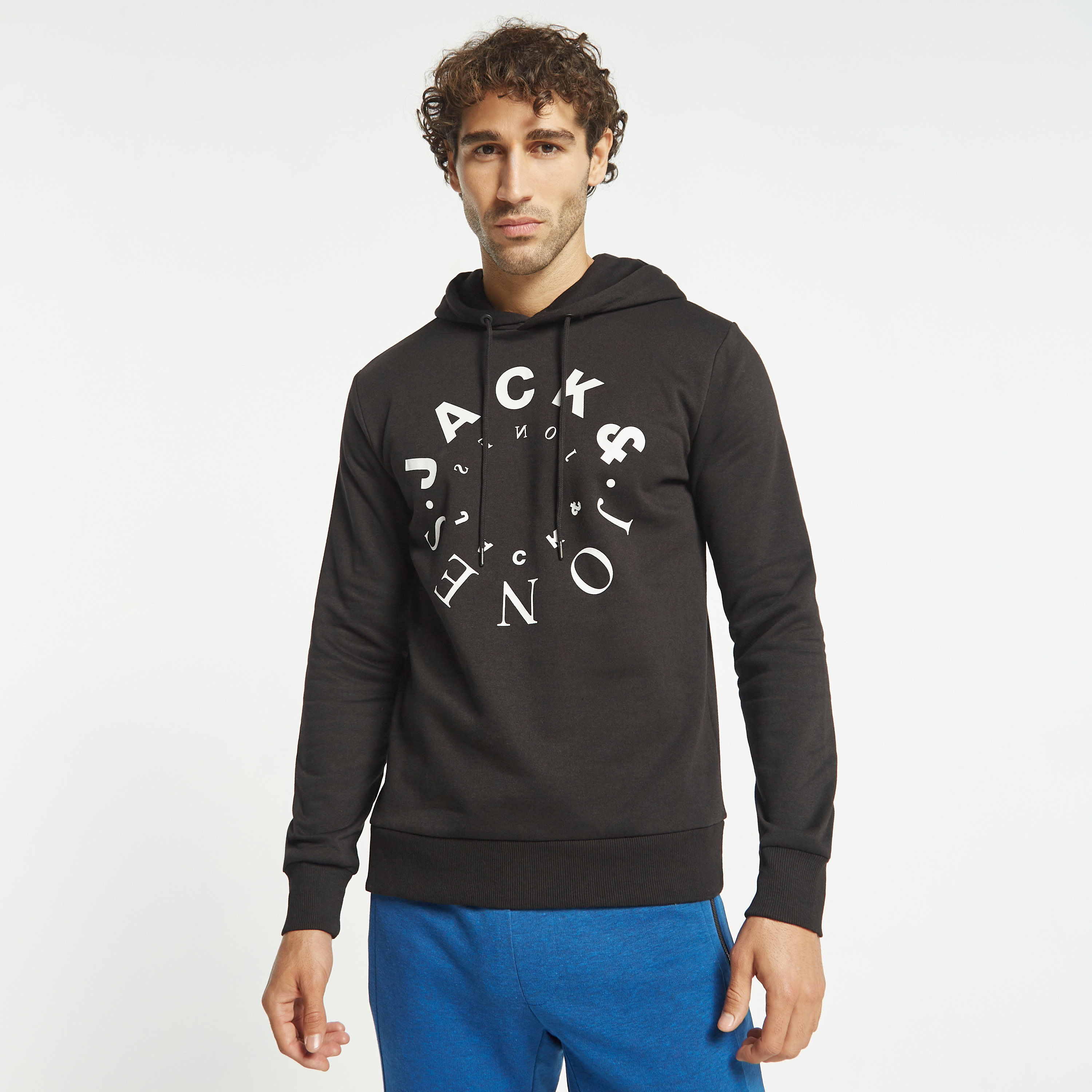 Jack & Jones Logo Long Sleeves Hoodie-men-winterwear-hoodiesandsweatshirts-image-1