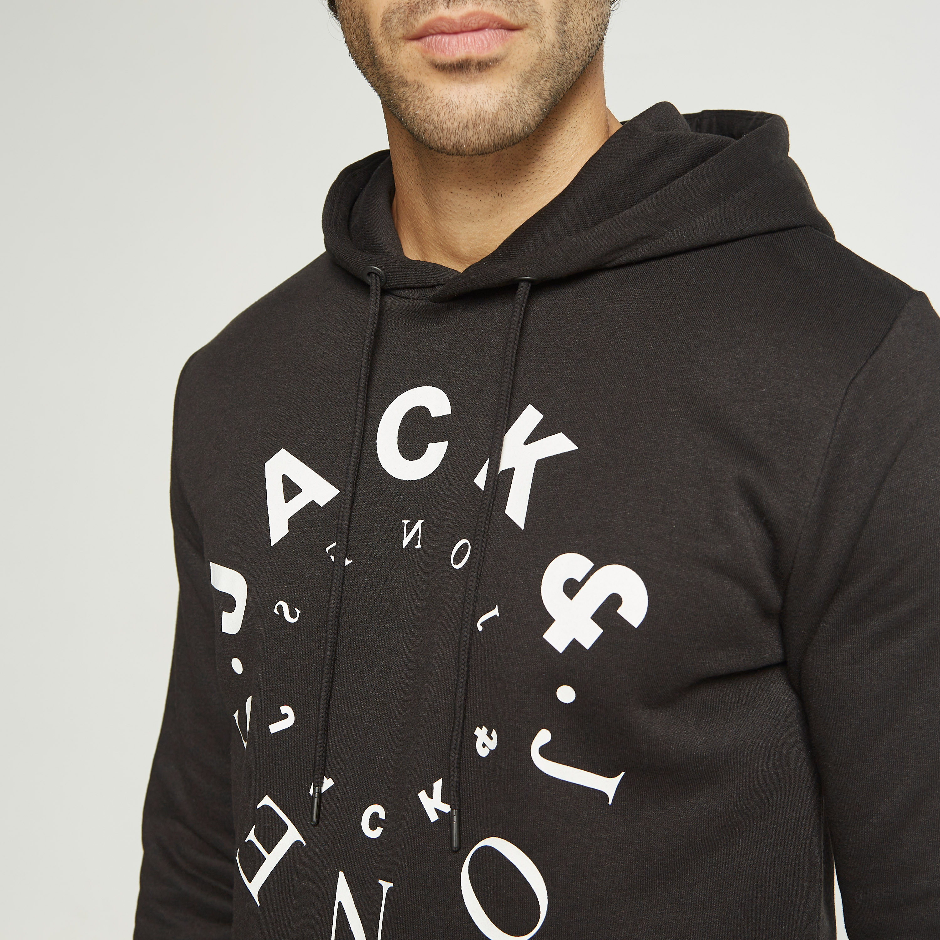  هودي جاك آند جونز مع شعار بأكمام طويلة-men-winterwear-hoodiesandsweatshirts-image-4