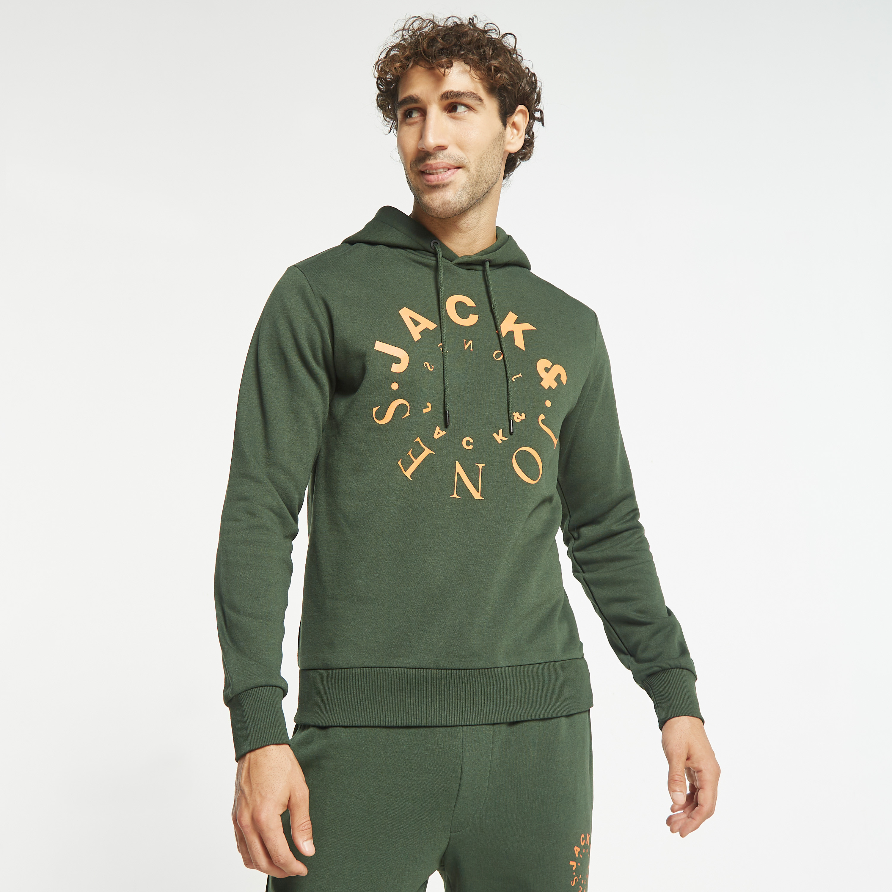 Jack & Jones Logo Hoodies with Drawstring Cord-men-winterwear-hoodiesandsweatshirts-image-9