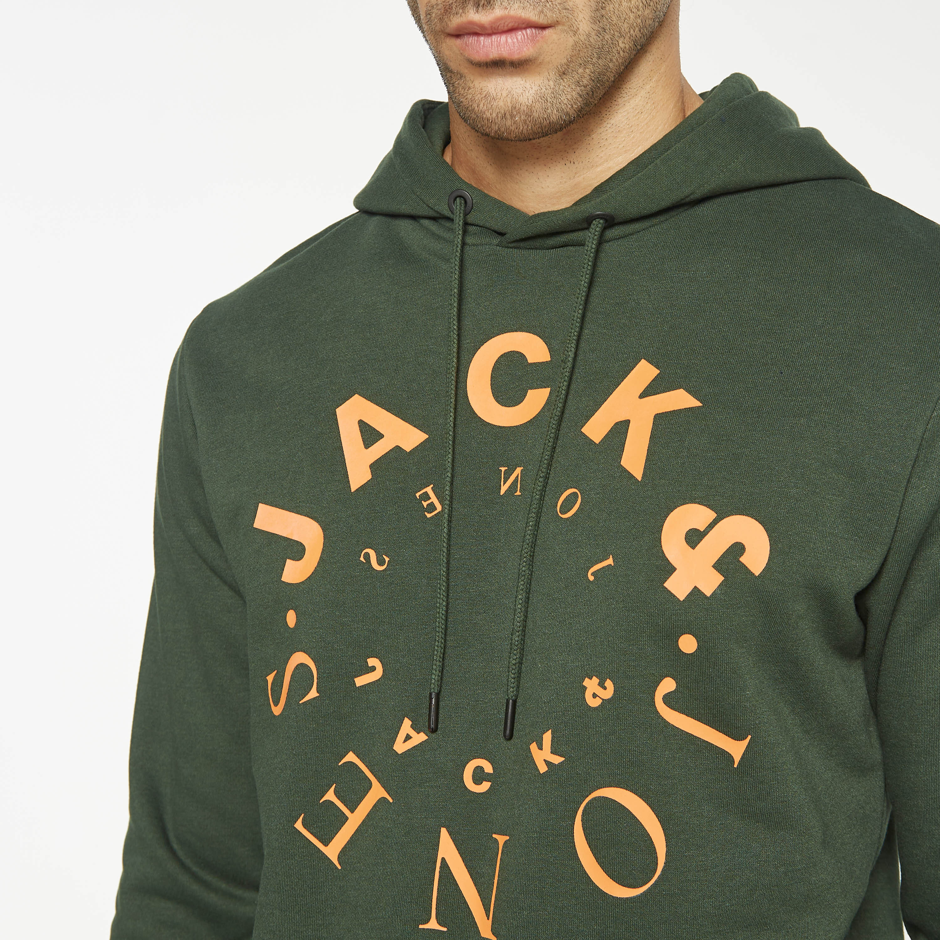 Jack & Jones Logo Hoodies with Drawstring Cord-men-winterwear-hoodiesandsweatshirts-image-12