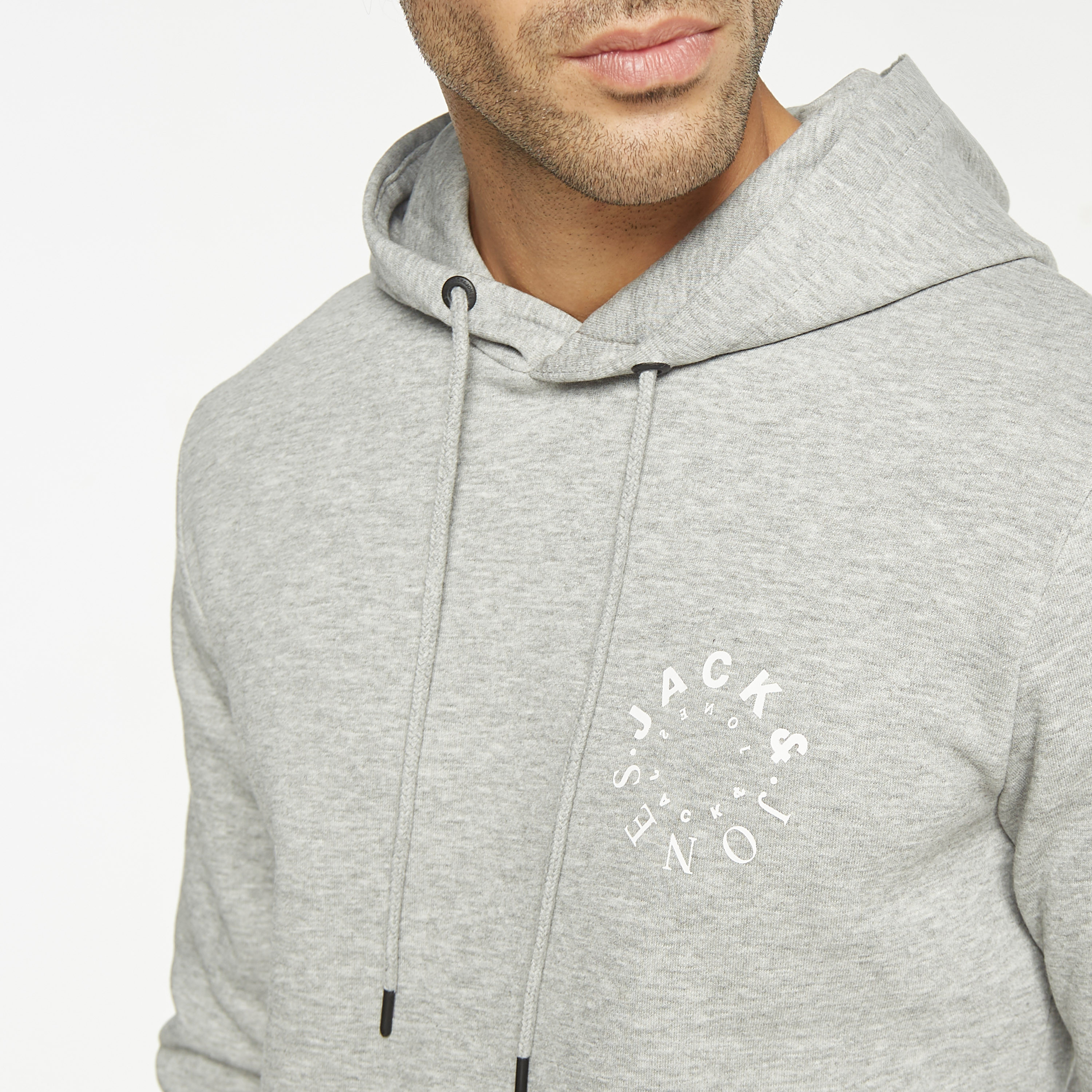 Jack & Jones Logo Hoodies with Drawstring Cord-men-winterwear-hoodiesandsweatshirts-image-16