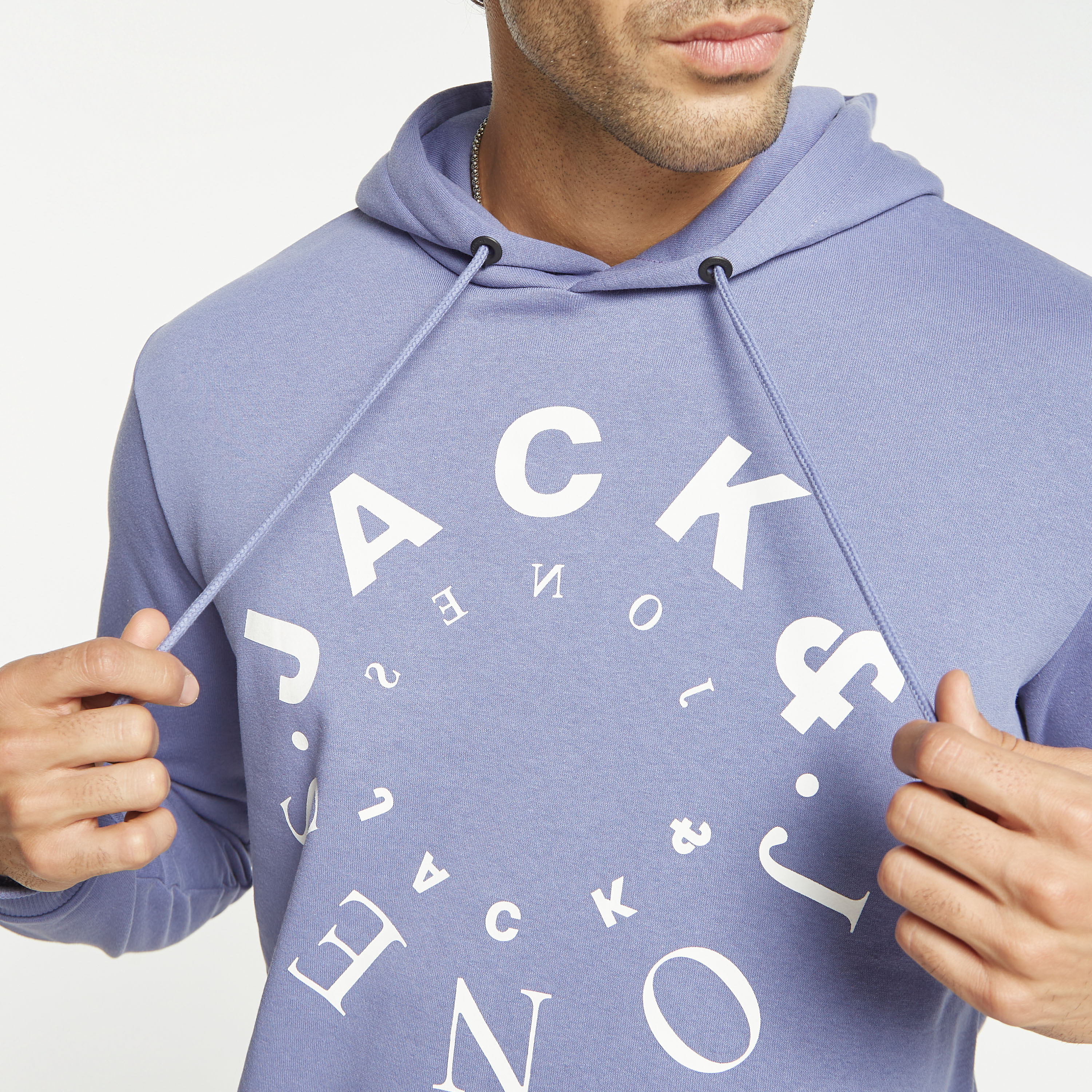 Jack & Jones Logo Hoodies with Drawstring Cord-men-winterwear-hoodiesandsweatshirts-image-20