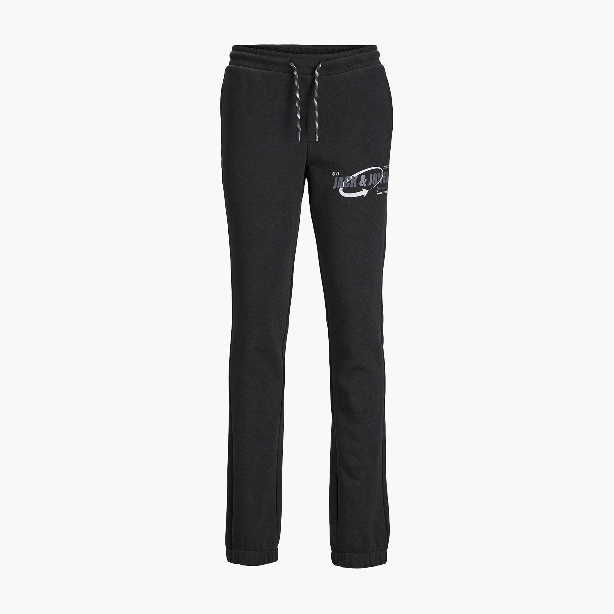 Jack & Jones Junior Logo Print Joggers with Drawstring Closure-boys-clothing-bottoms-joggersandtrackpants-image-1