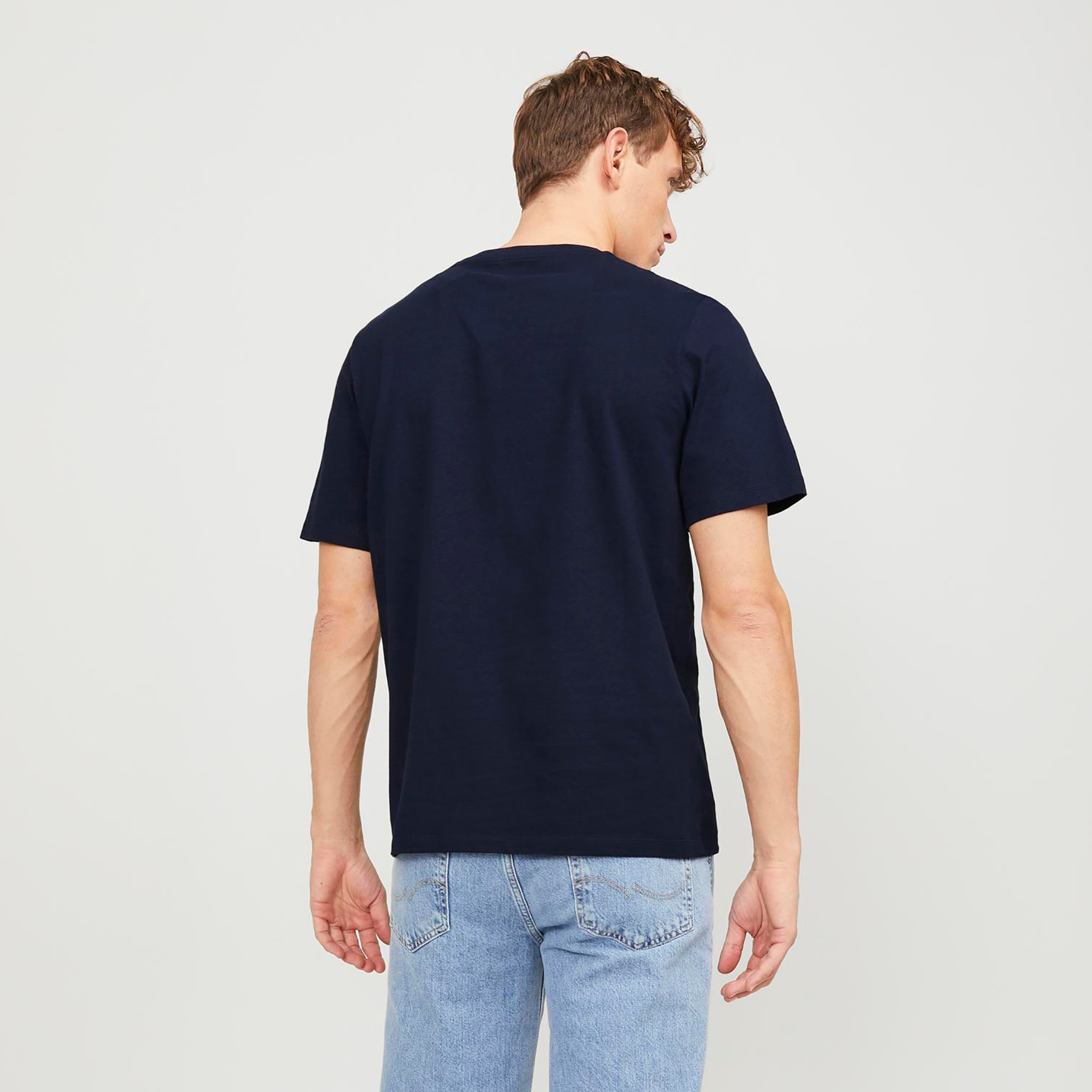 Jack & Jones Logo Crew Neck Short Sleeves T-Shirt-men-clothing-tshirtsandpolos-tshirts-image-4