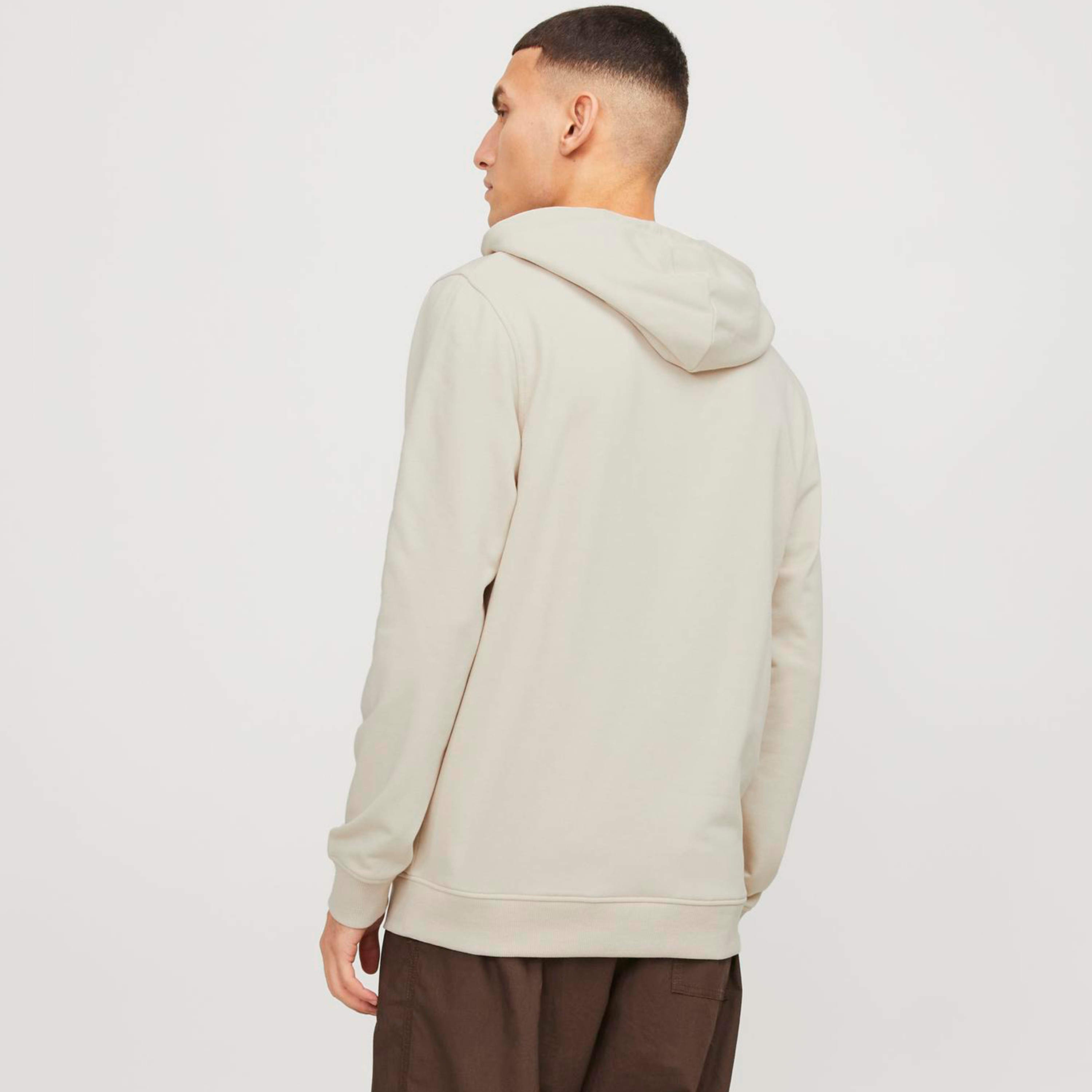 Jack & Jones Logo Print Hoodie with Kangaroo Pocket-men-winterwear-hoodiesandsweatshirts-image-4