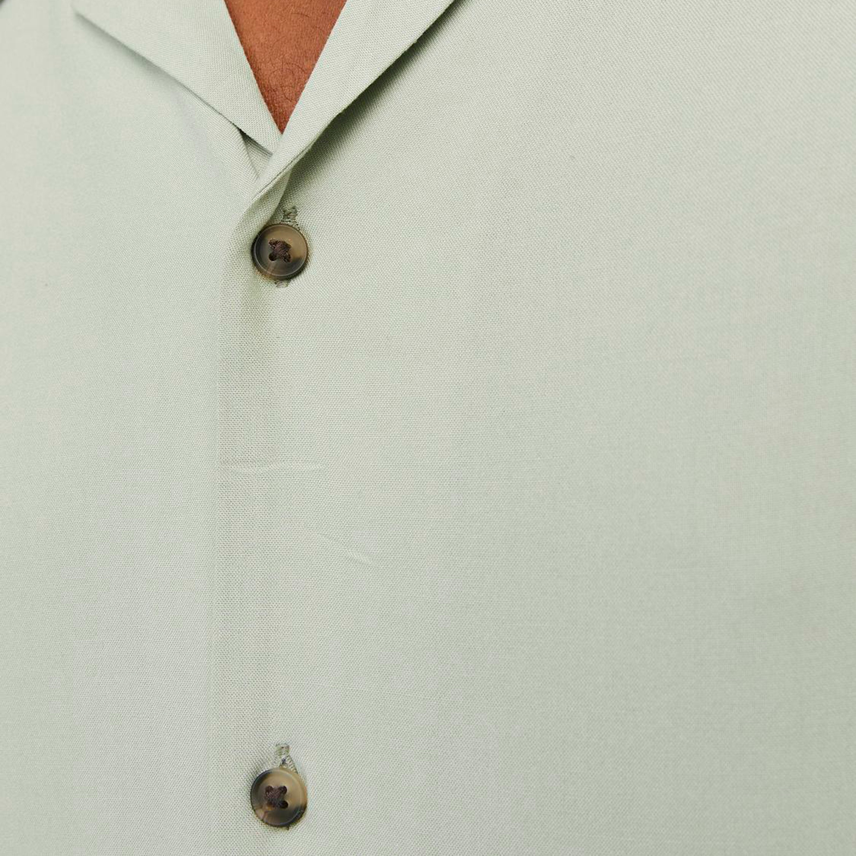 Jack & Jones Plain Resort Collar Short Sleeves Shirt-men-clothing-shirts-image-3