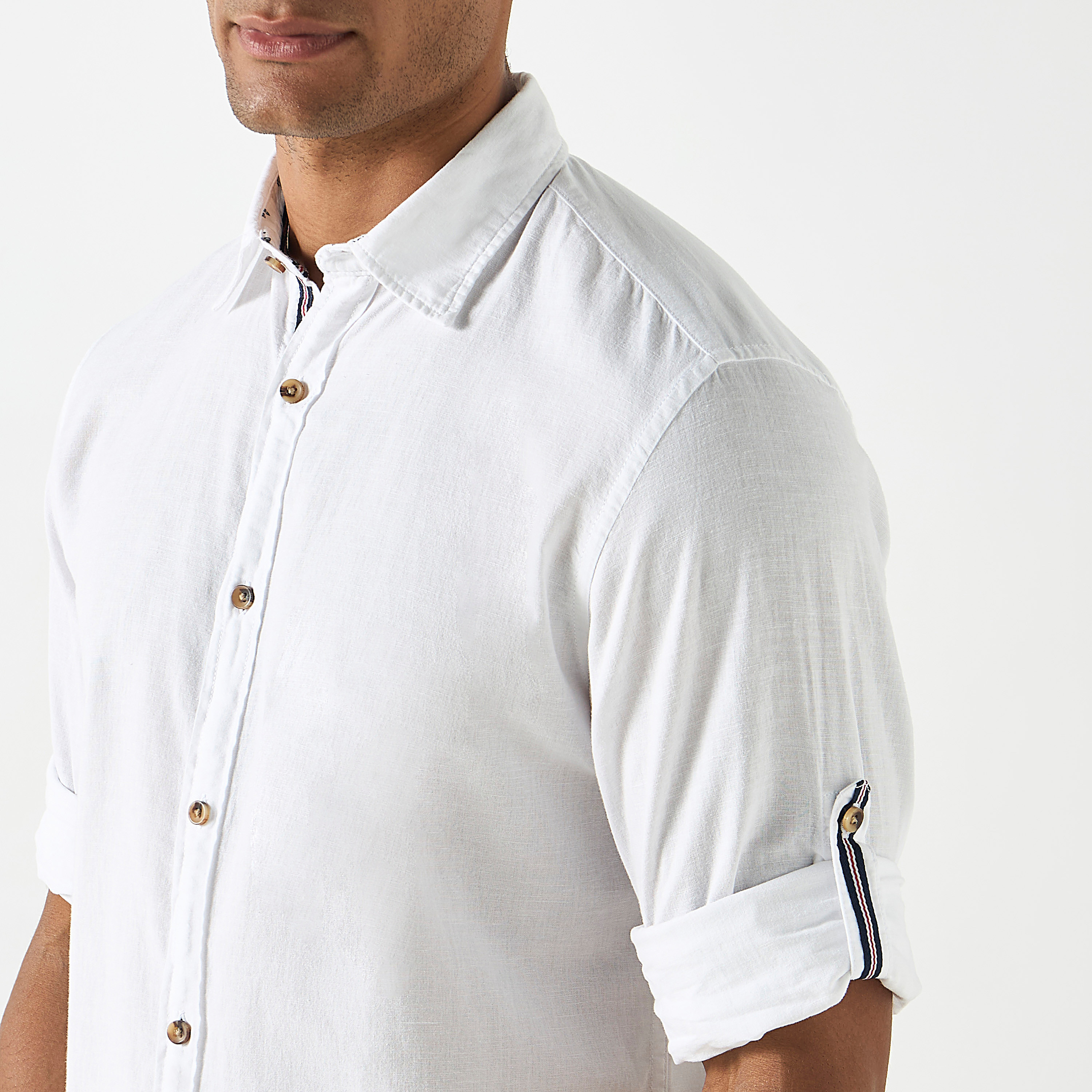 Jack & Jones Plain Collared Long Sleeves Casual Shirt-men-clothing-shirts-image-9