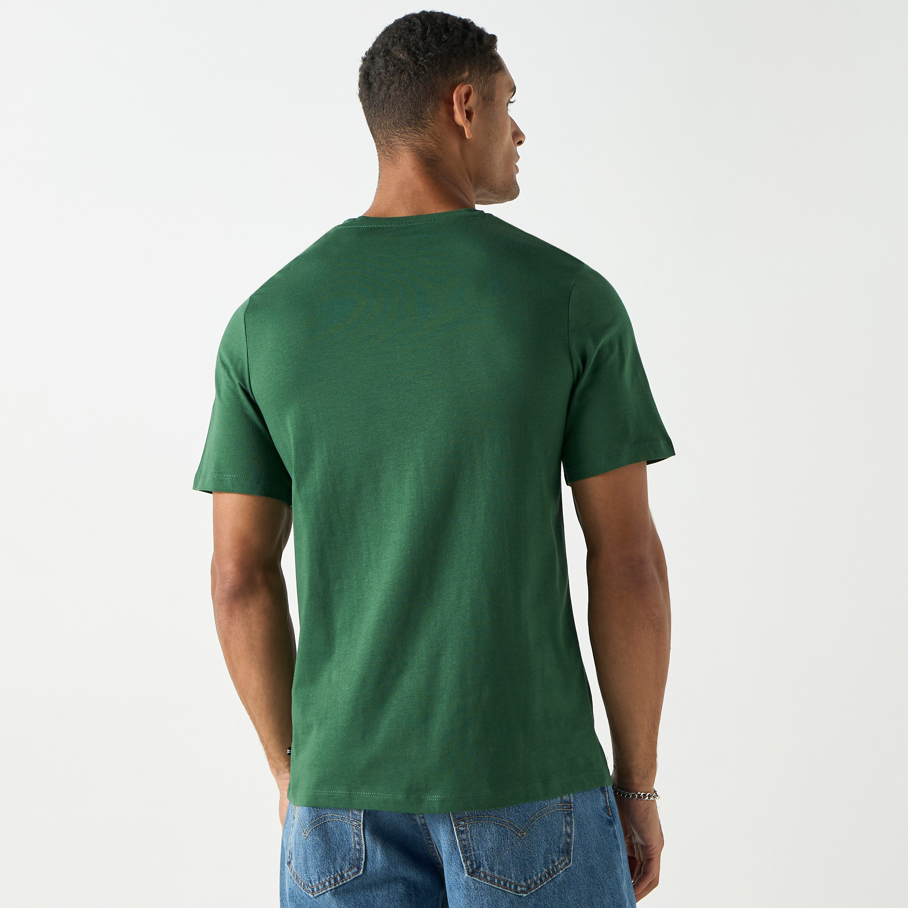 Jack & Jones Logo Crew Neck Short Sleeves T-Shirt-men-clothing-tshirtsandpolos-tshirts-image-3