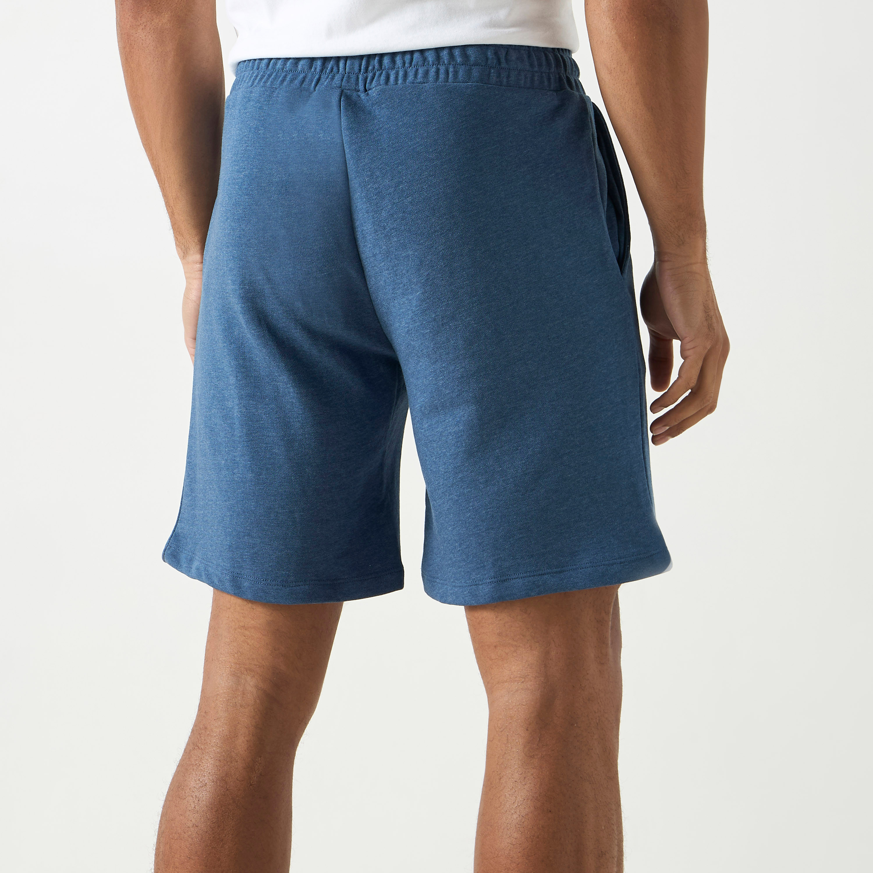 Jack & Jones Logo Mid Waist Drawstring Sweat Shorts-men-clothing-bottoms-shorts-image-3