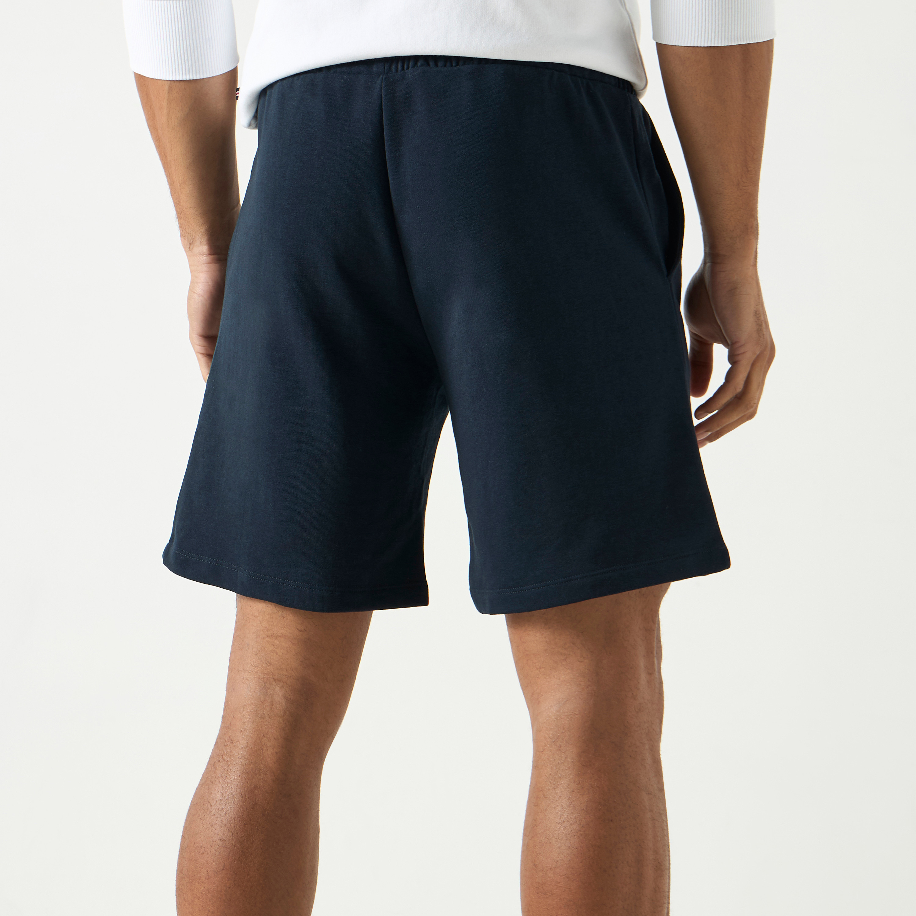 Jack & Jones Logo Mid Waist Drawstring Sweat Shorts-men-clothing-bottoms-shorts-image-11