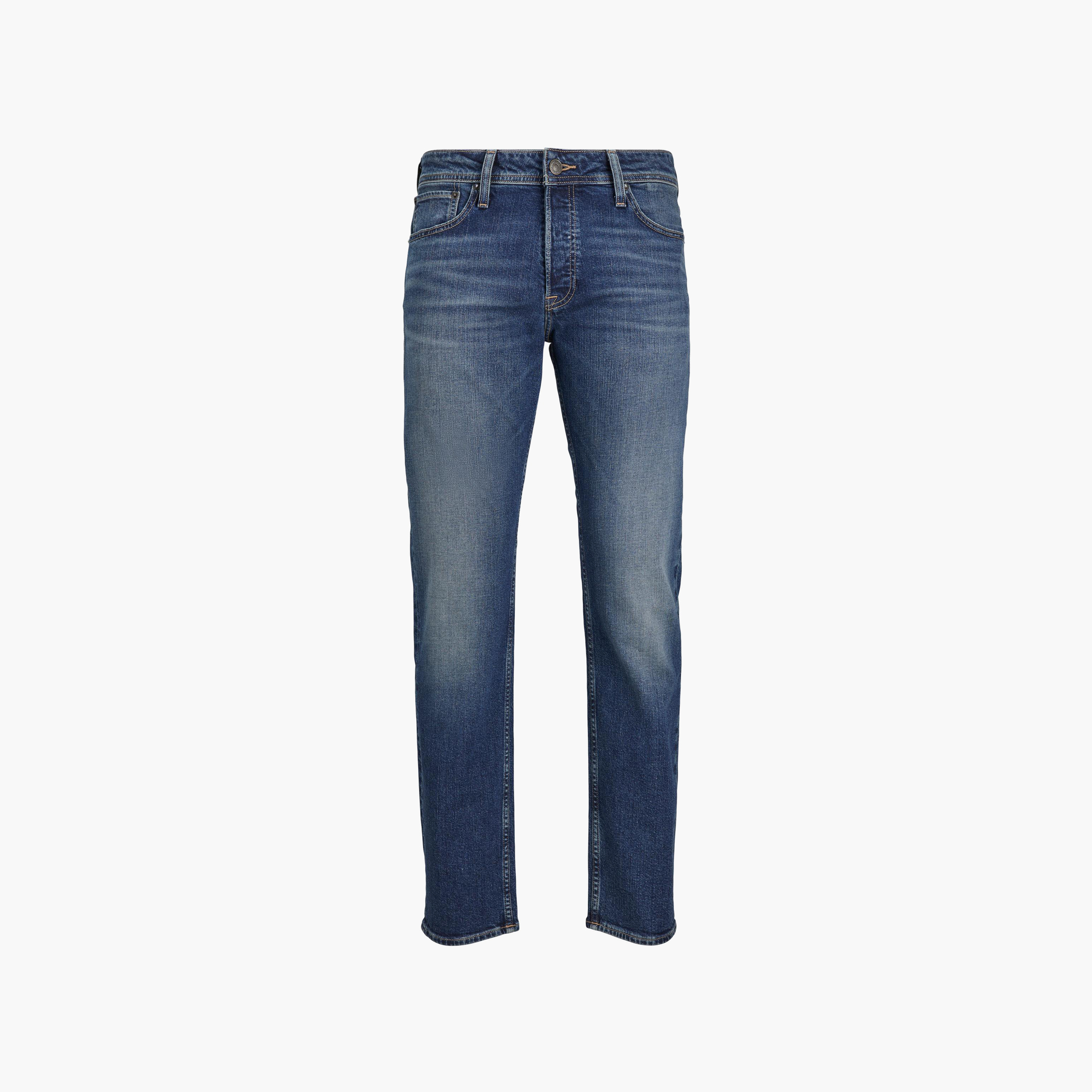 Jack & Jones Tapered Fit Mid Waist Pocket Detail Jeans-men-clothing-bottoms-jeans-image-1