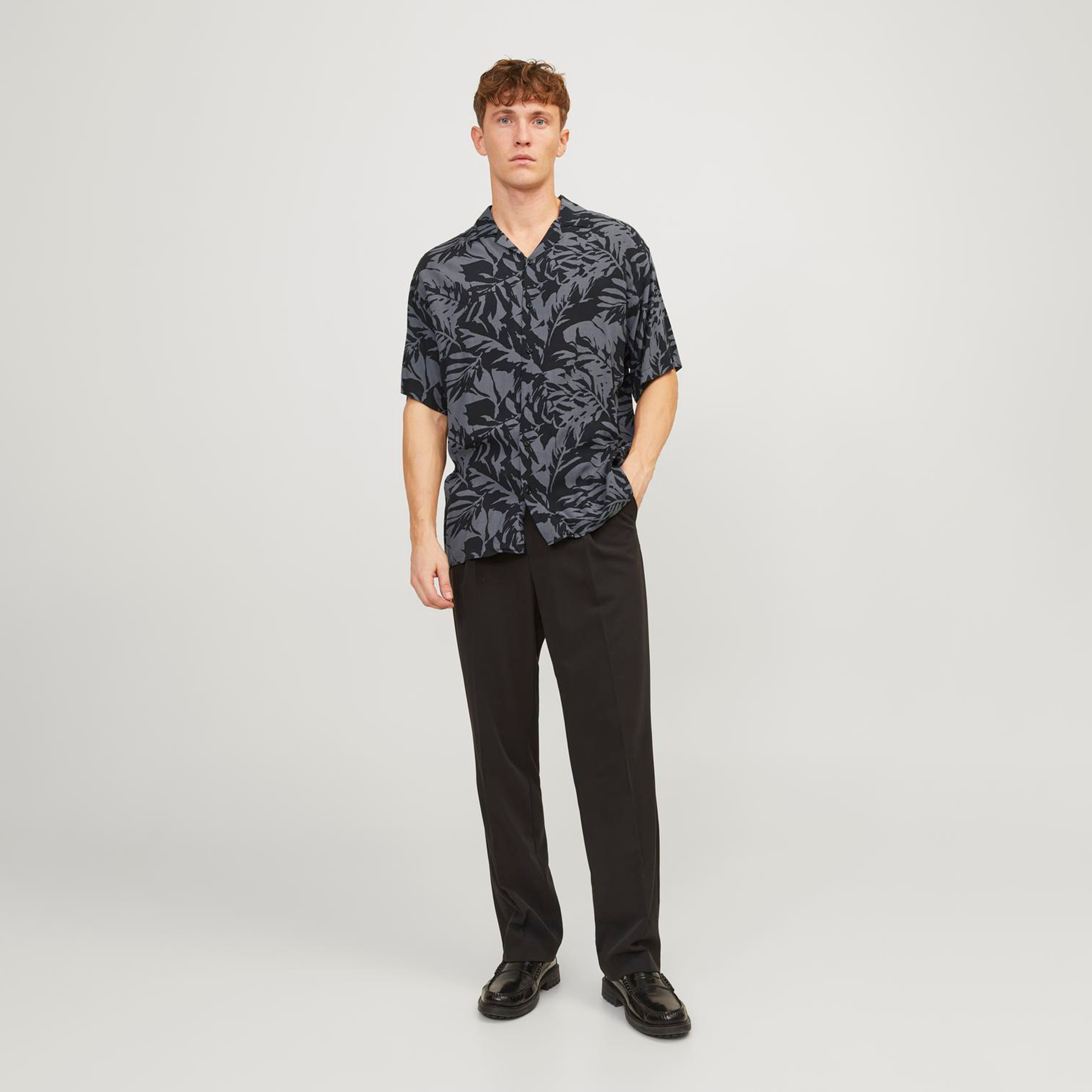 Jack & Jones Printed Resort Collar Short Sleeves Shirt-men-clothing-shirts-image-2